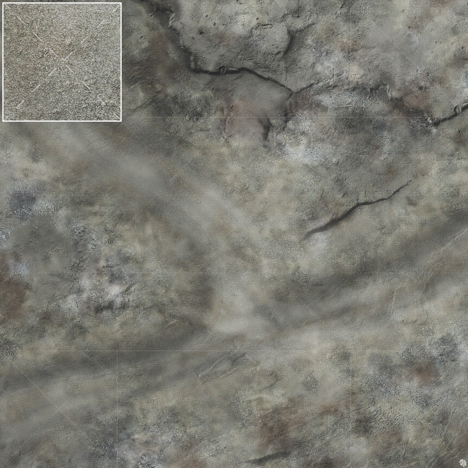 Mats by Mars: Ashen Wastes Tabletop Wargaming Play Mat