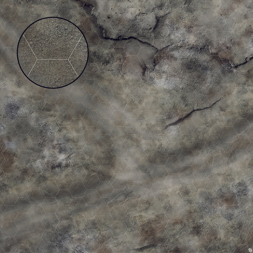 Mats by Mars: Ashen Wastes Tabletop Wargaming Play Mat