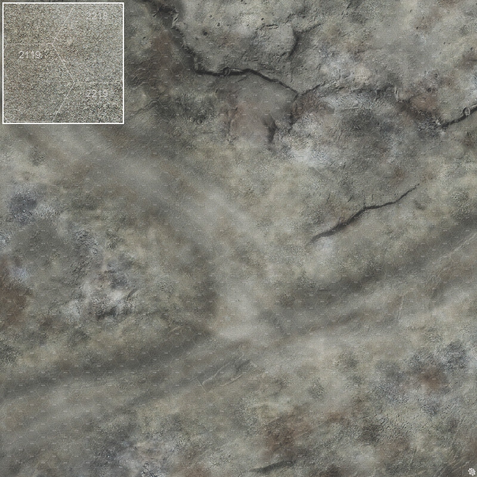 Mats by Mars: Ashen Wastes Tabletop Wargaming Play Mat