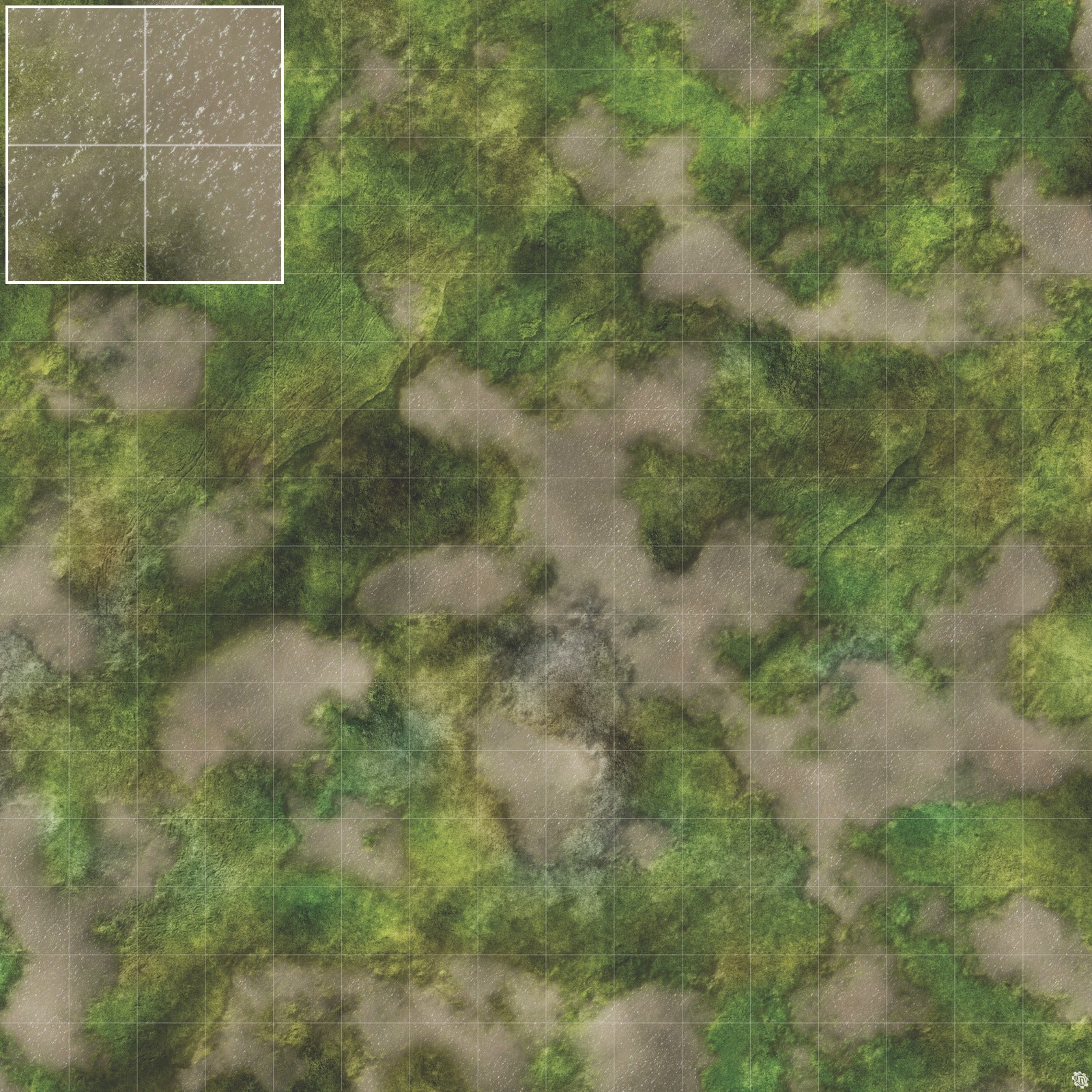 Mats by Mars: Bayou Country Tabletop Wargaming Play Mat