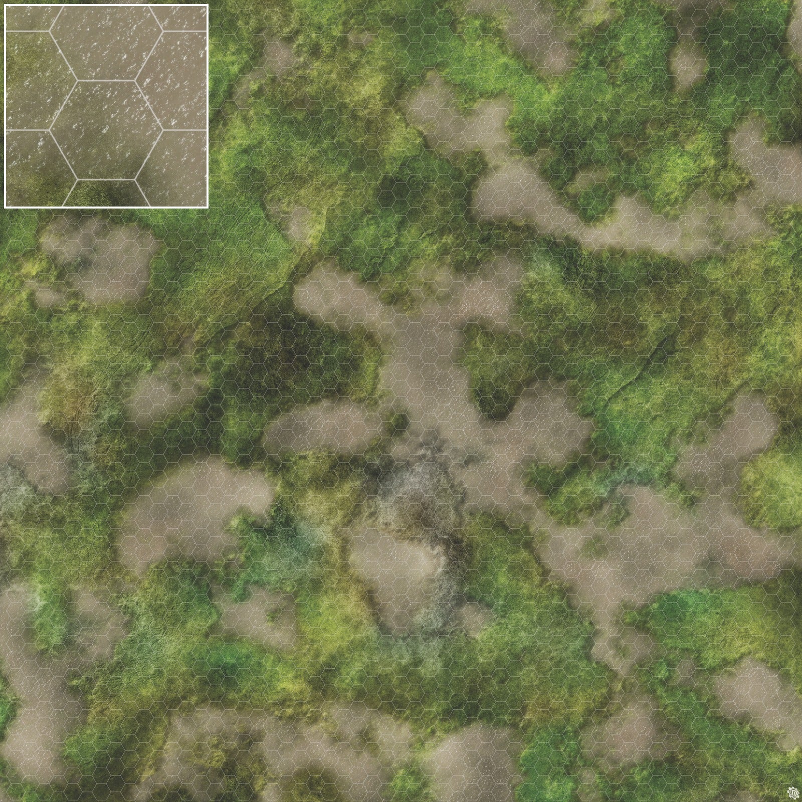 Mats by Mars: Bayou Country Tabletop Wargaming Play Mat