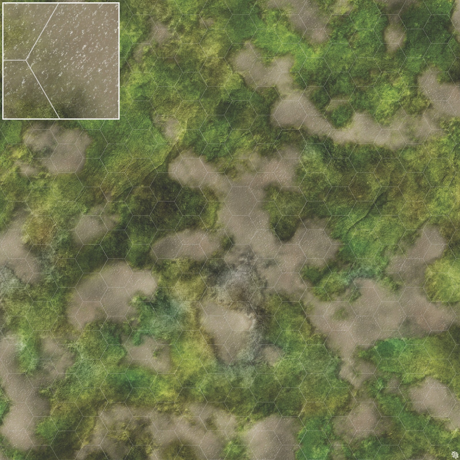 Mats by Mars: Bayou Country Tabletop Wargaming Play Mat