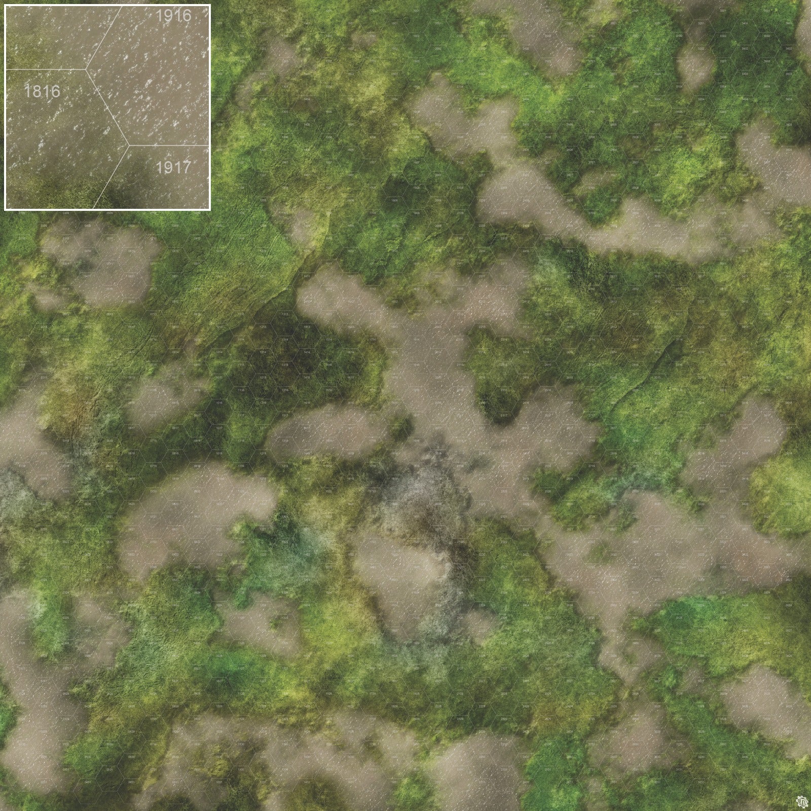 Mats by Mars: Bayou Country Tabletop Wargaming Play Mat