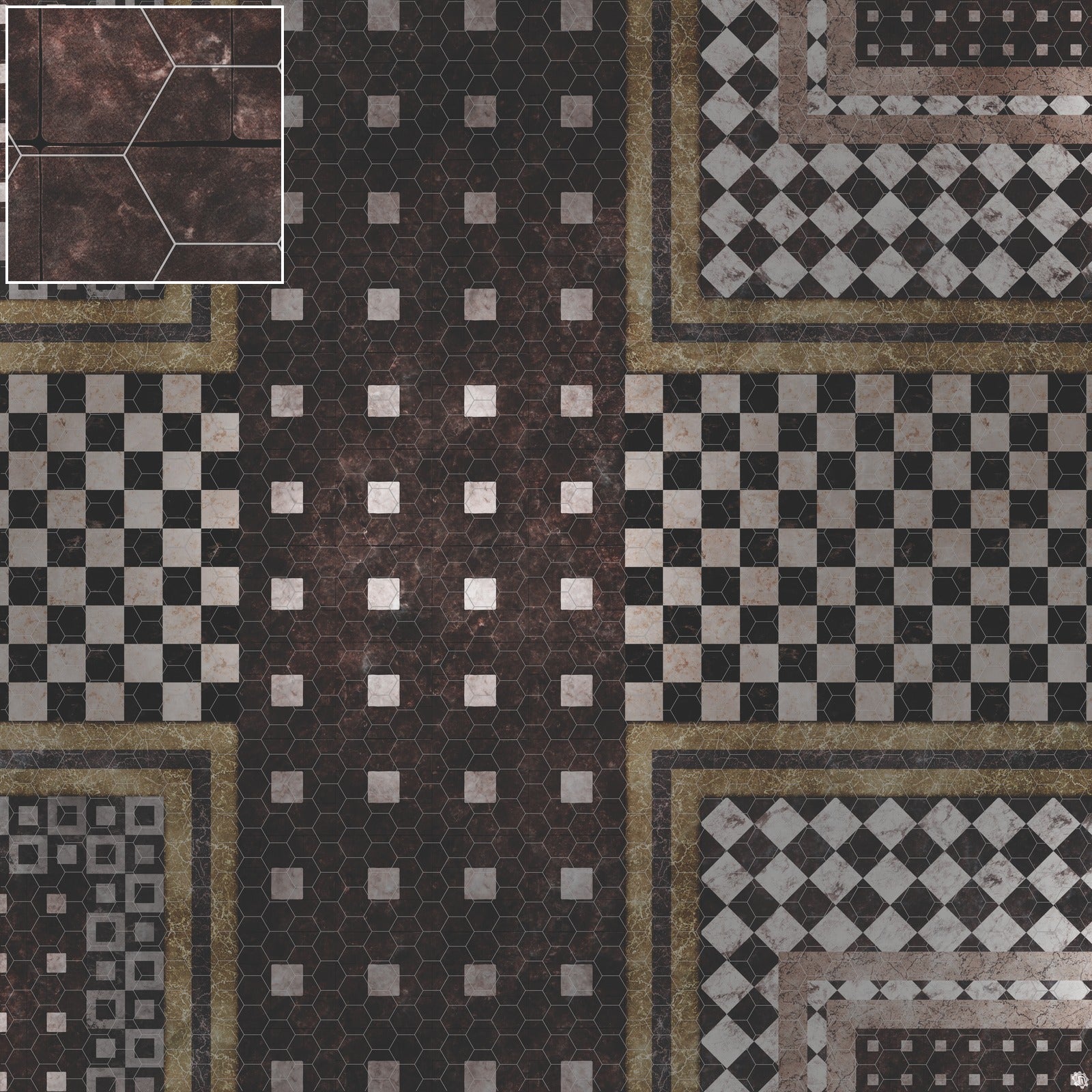 Mats by Mars: Manor Hall Tabletop Wargaming Play Mat