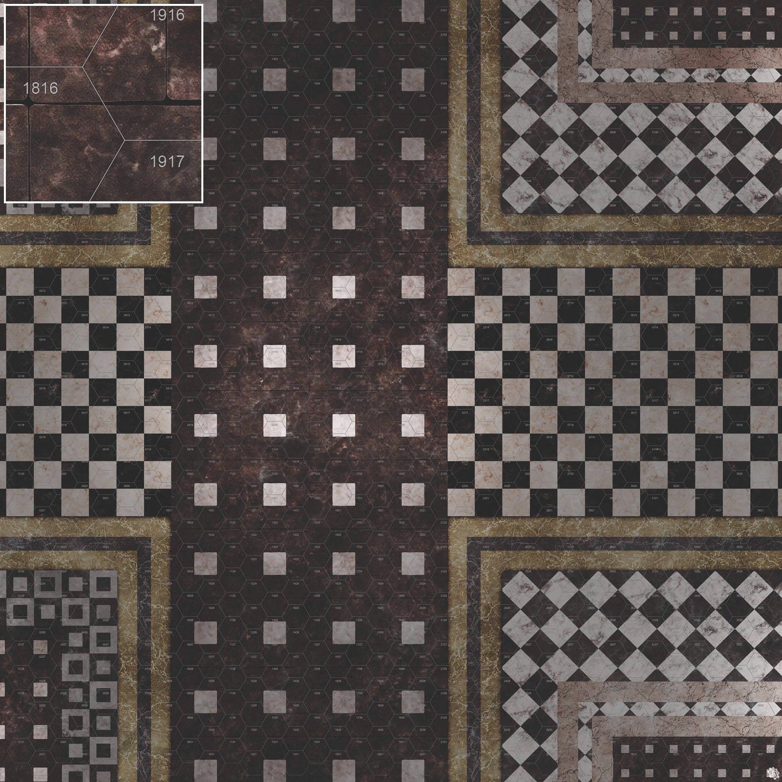 Mats by Mars: Manor Hall Tabletop Wargaming Play Mat