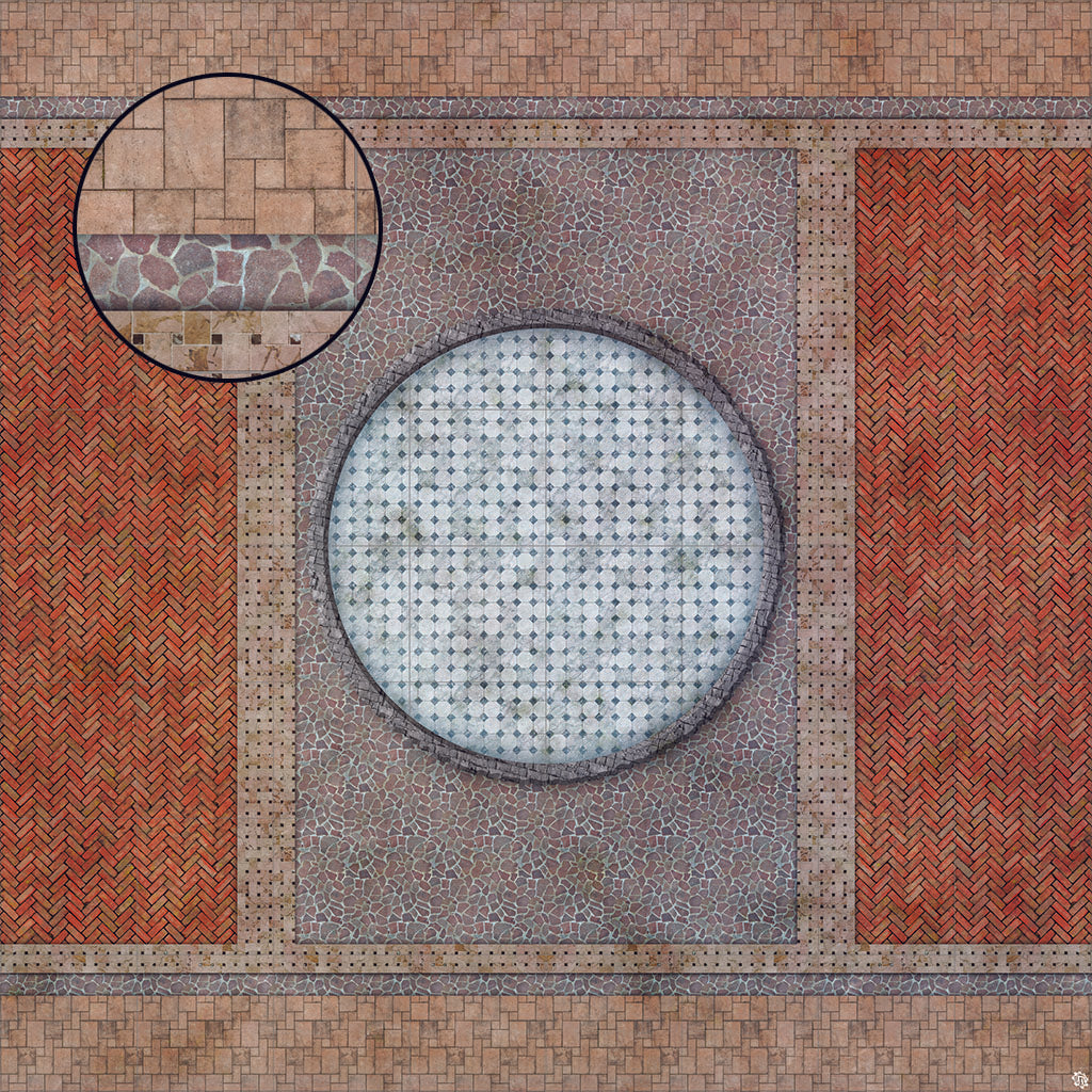 Mats by Mars: Piazza Tabletop Wargaming Play Mat