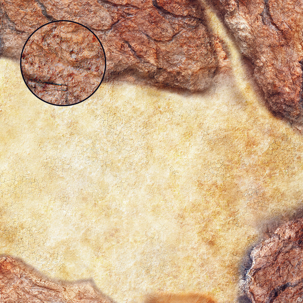 Mats by Mars: Desert Canyon Tabletop Wargaming Play Mat