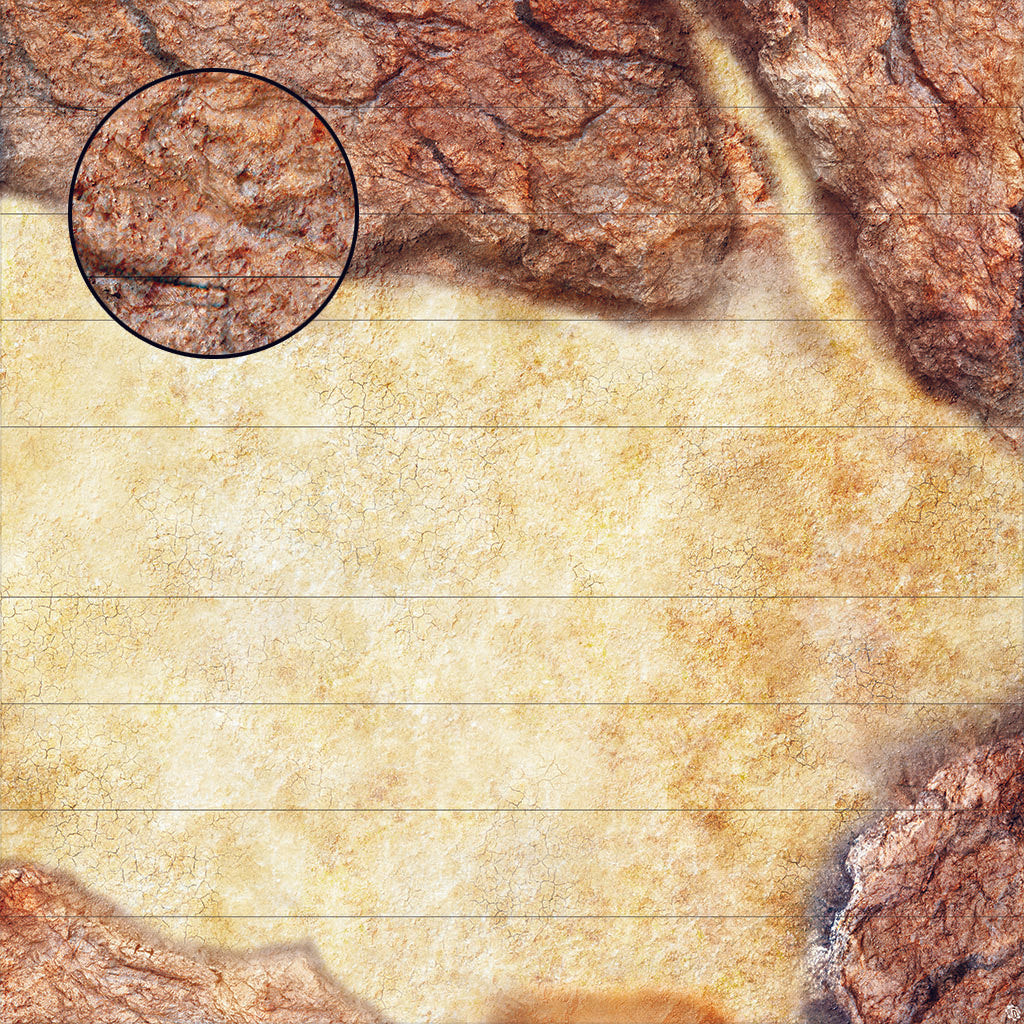 Mats by Mars: Desert Canyon Tabletop Wargaming Play Mat