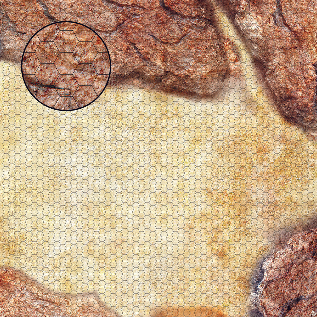 Mats by Mars: Desert Canyon Tabletop Wargaming Play Mat