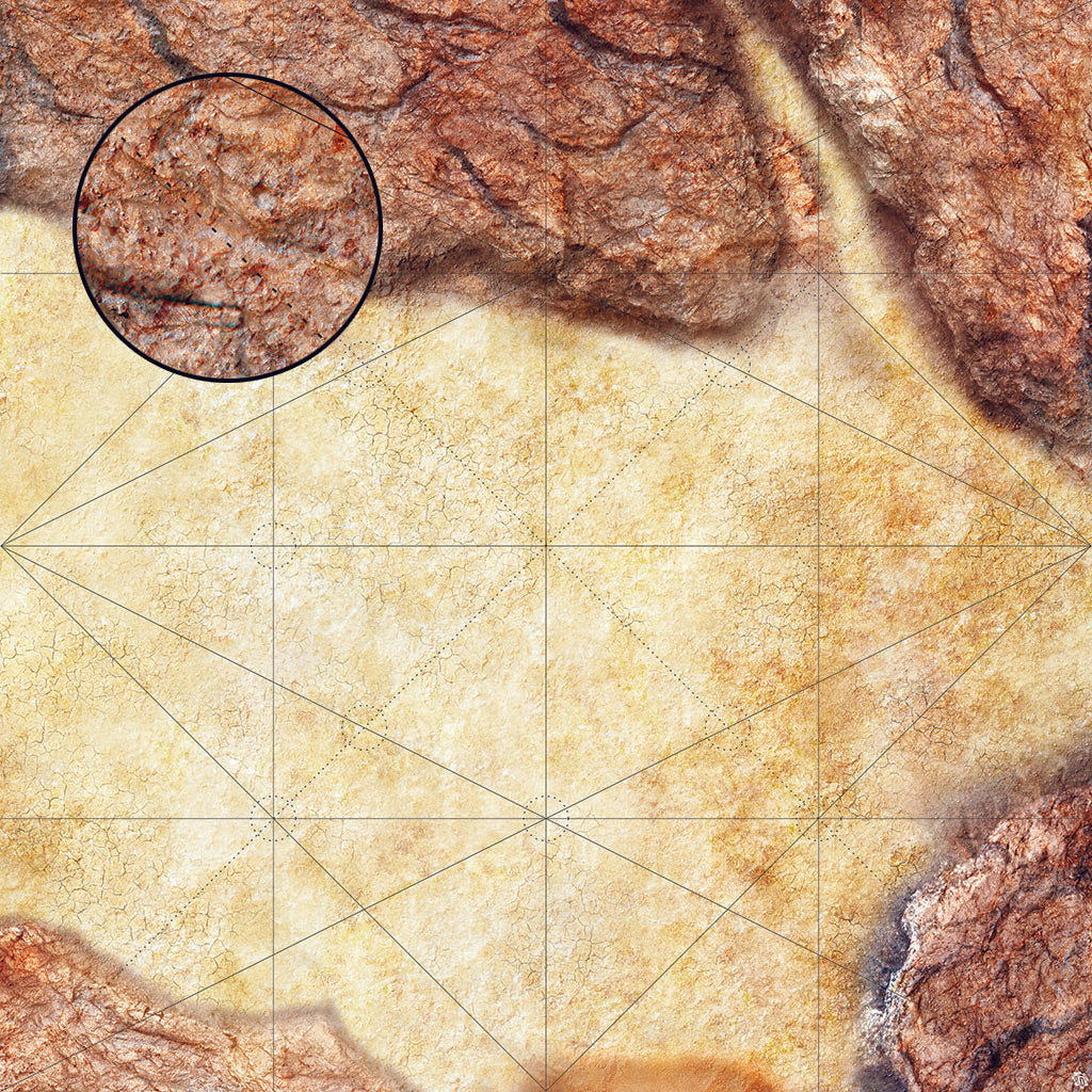 Mats by Mars: Desert Canyon Tabletop Wargaming Play Mat
