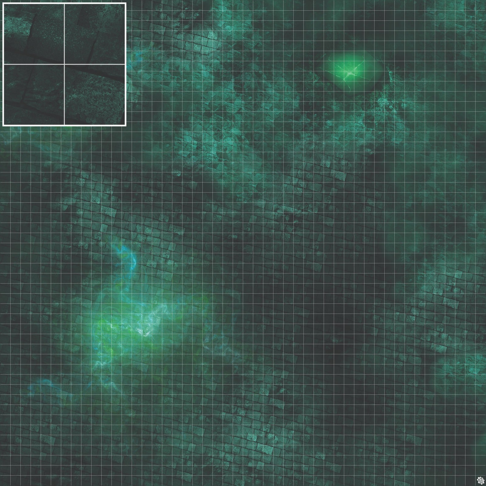 Mats by Mars: Noxious Sewer Tabletop Wargaming Play Mat