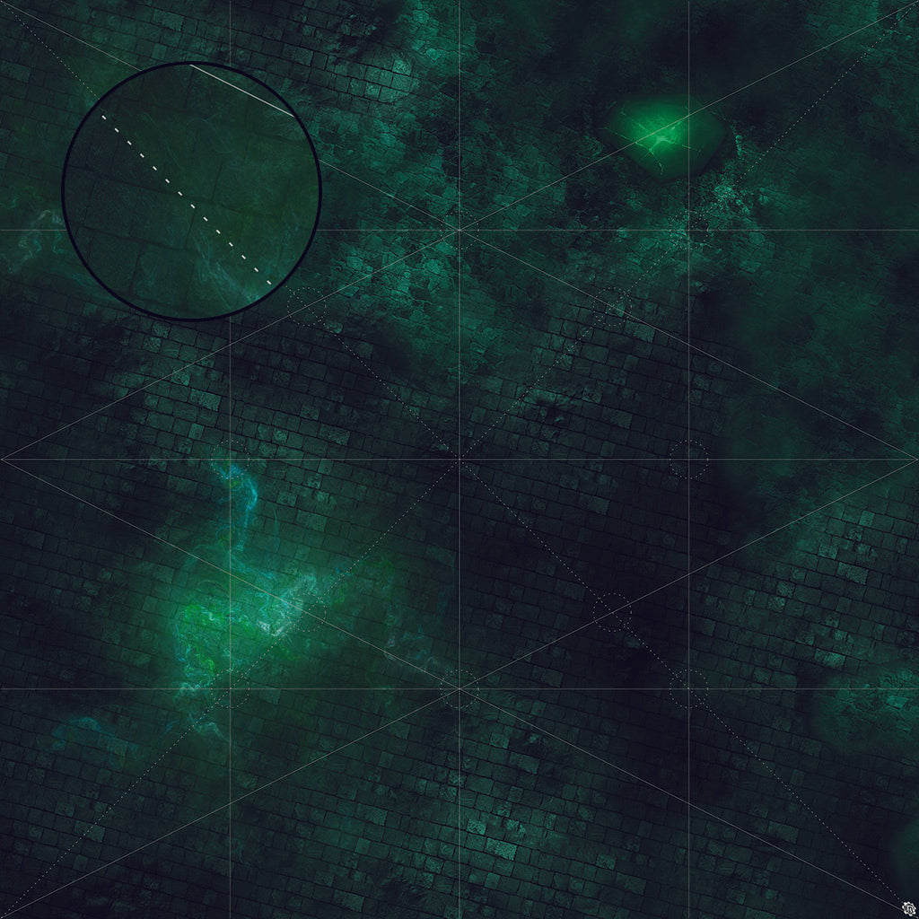 Mats by Mars: Noxious Sewer Tabletop Wargaming Play Mat