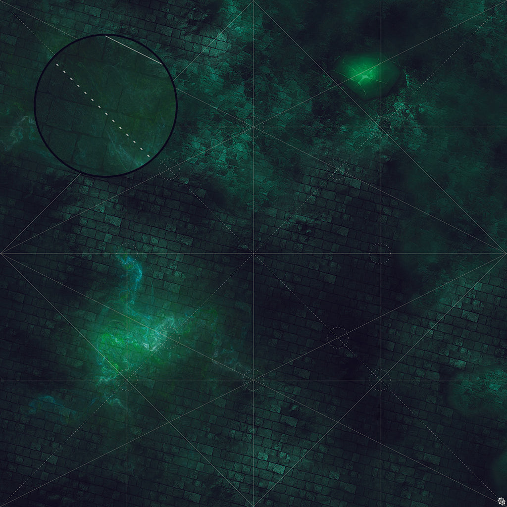 Mats by Mars: Noxious Sewer Tabletop Wargaming Play Mat