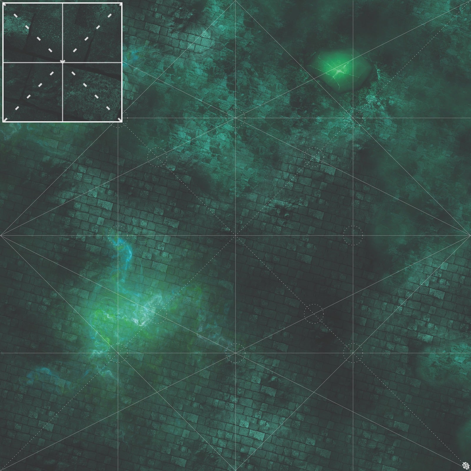 Mats by Mars: Noxious Sewer Tabletop Wargaming Play Mat