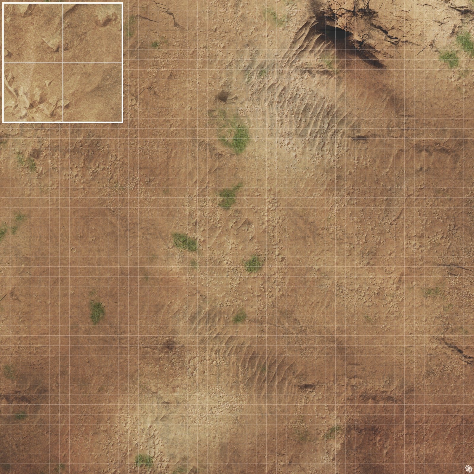 Mats by Mars: Blistering Expanse Wargaming Play Mat