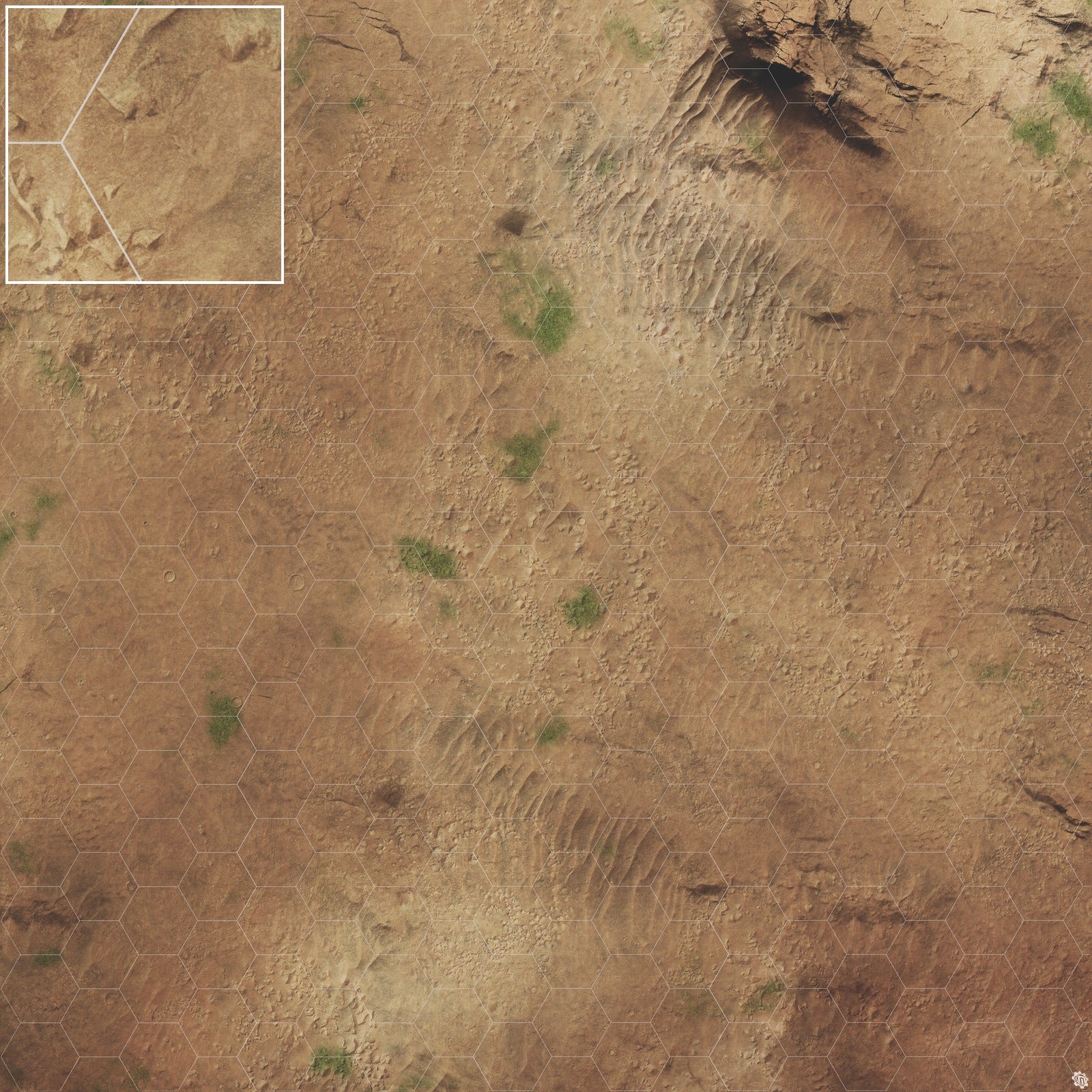 Mats by Mars: Blistering Expanse Wargaming Play Mat