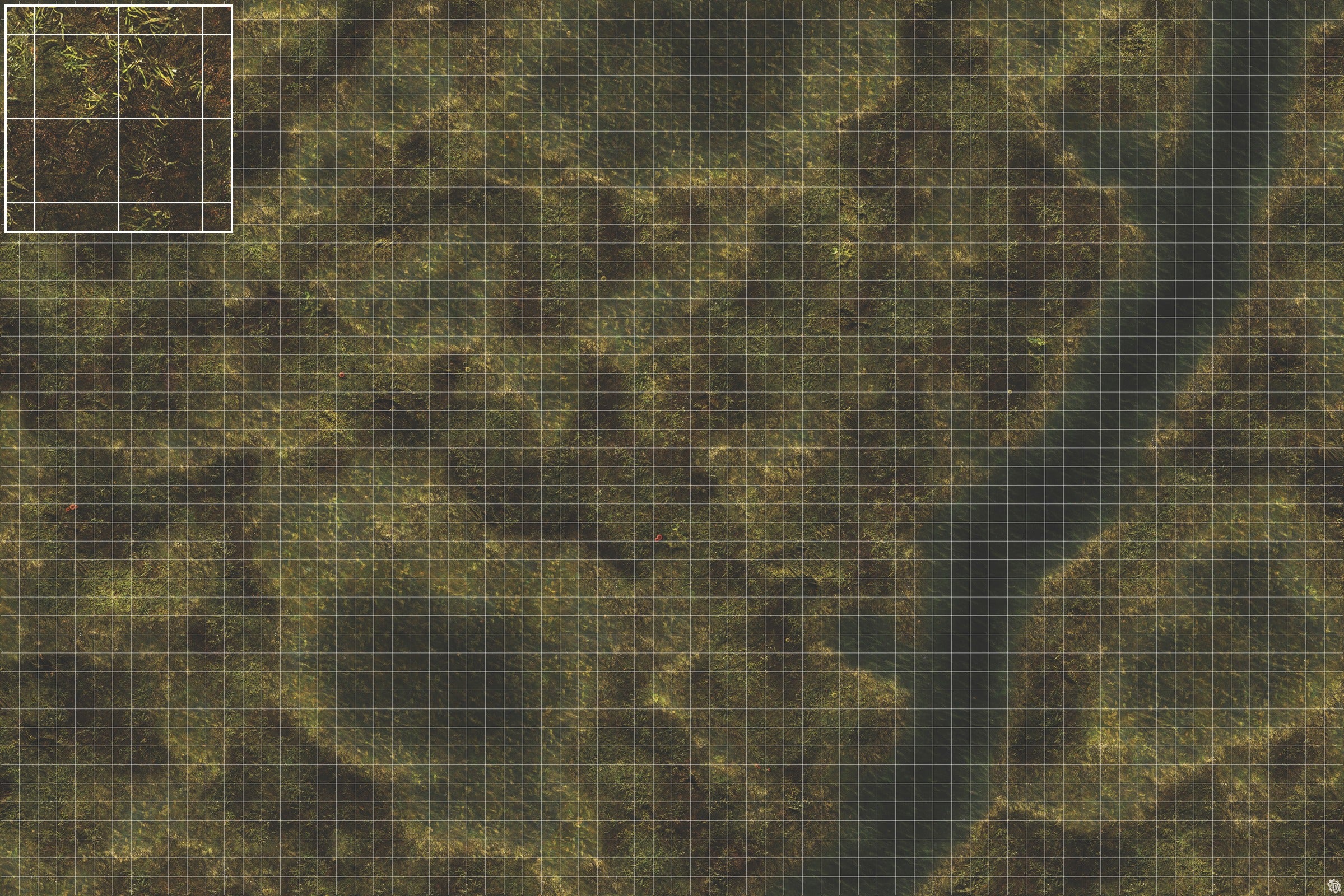 Mats by Mars: Swamplands Tabletop Wargaming Play Mat