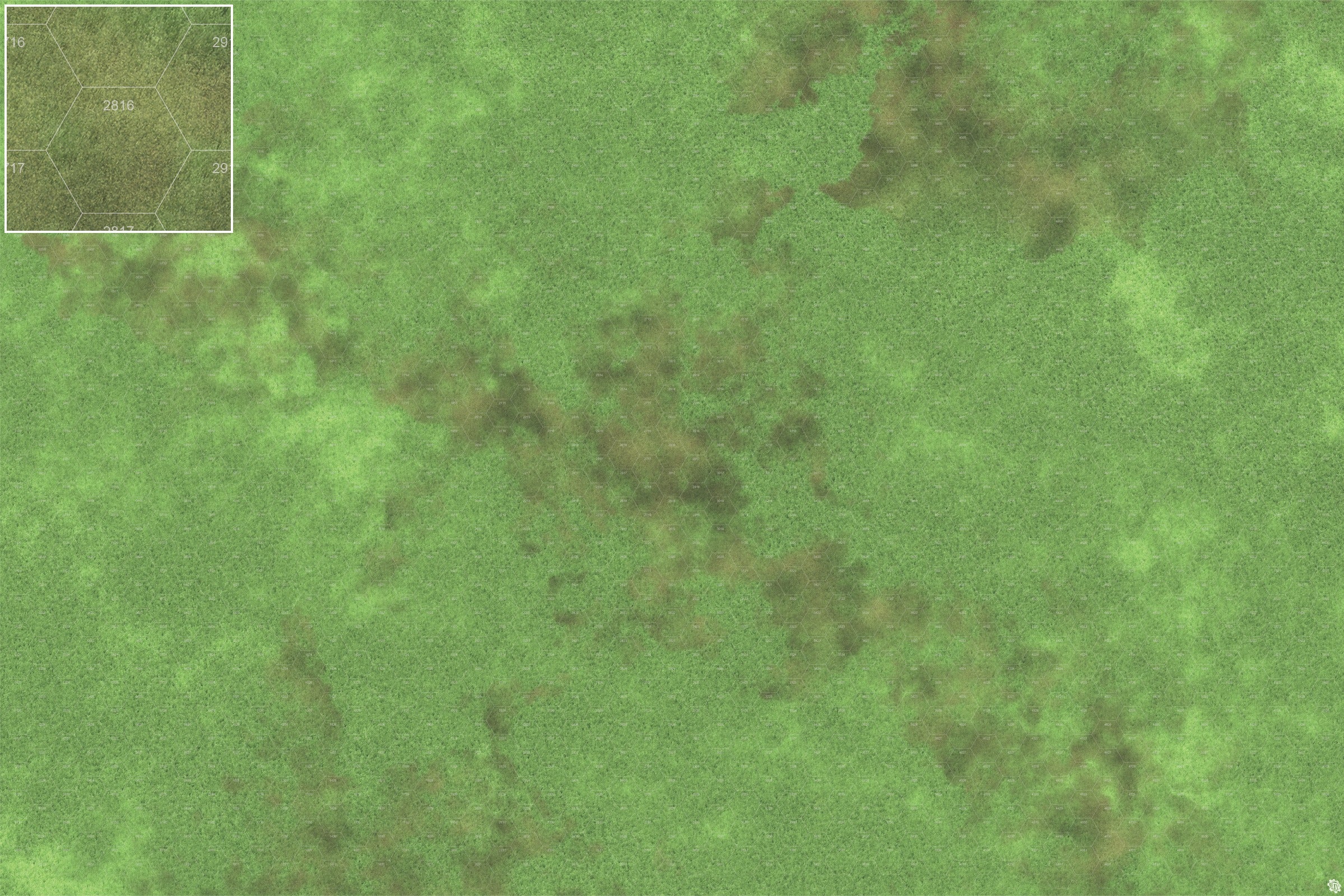 Mats by Mars: Verdant Fields Tabletop Wargaming Play Mat