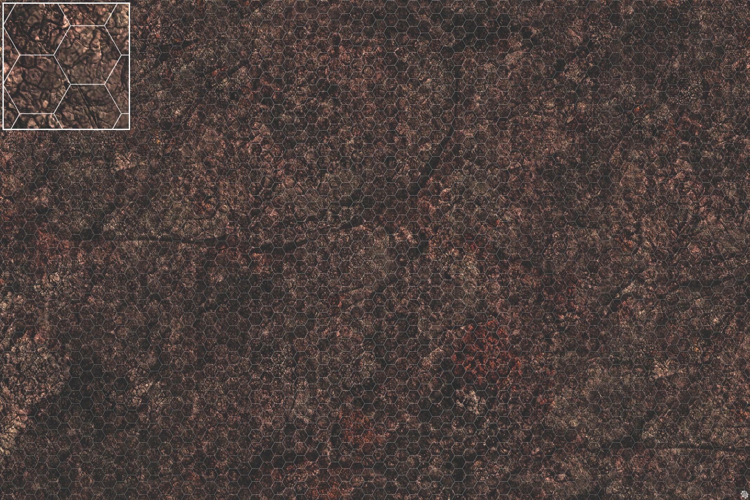 Mats by Mars: Shattered Soil Tabletop Wargaming Play Mat