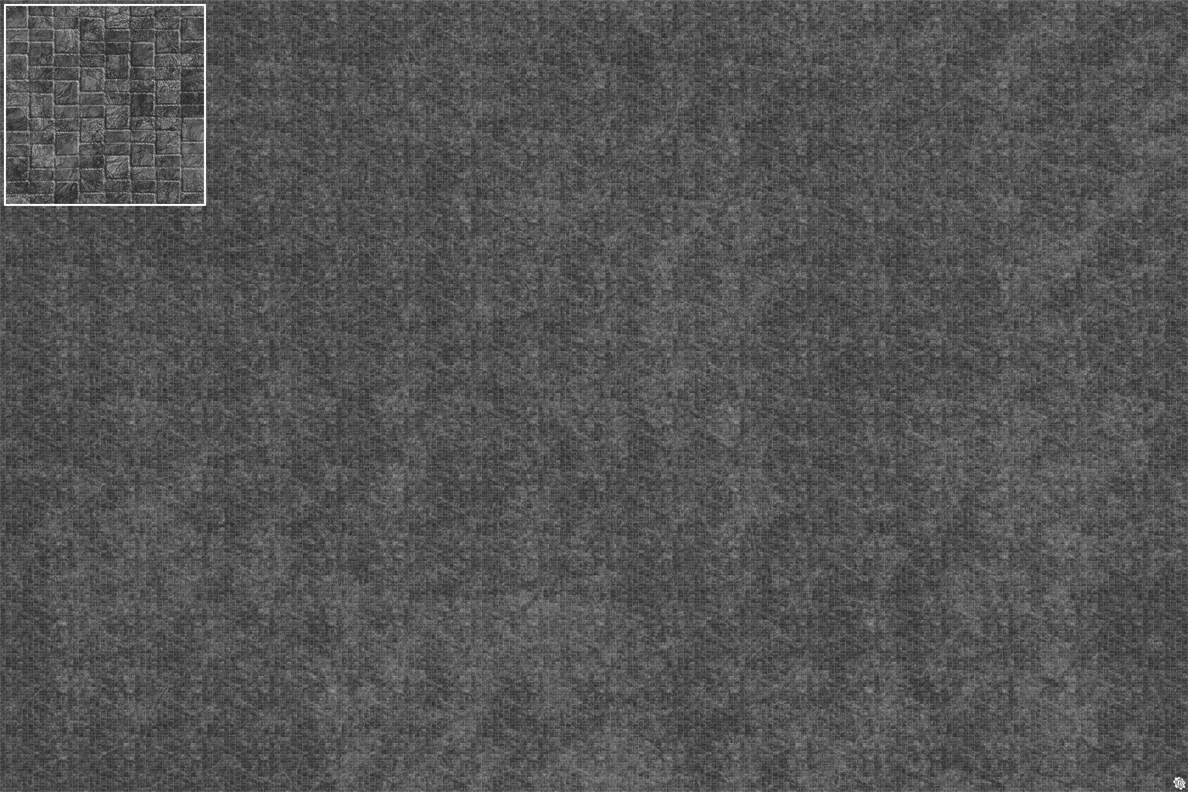 Mats by Mars: Sett in Stone (Grey) Tabletop Wargaming Play Mat