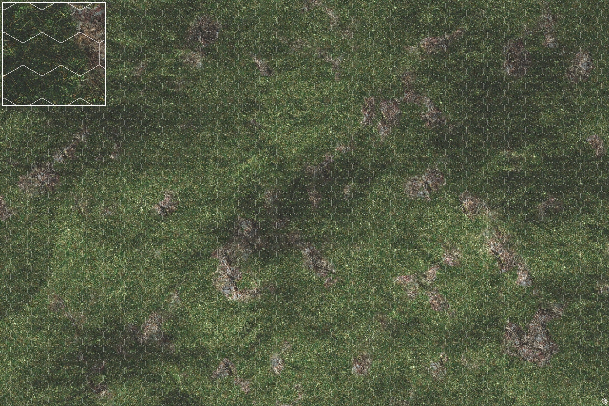 Mats by Mars: Green Hills Tabletop Wargaming Play Mat
