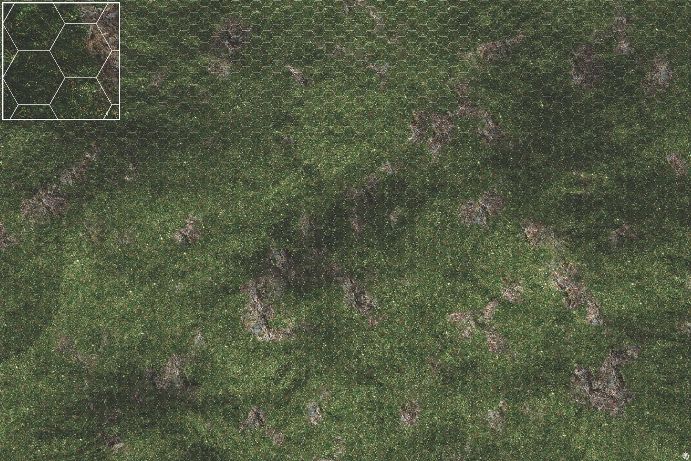 Mats by Mars: Green Hills Tabletop Wargaming Play Mat