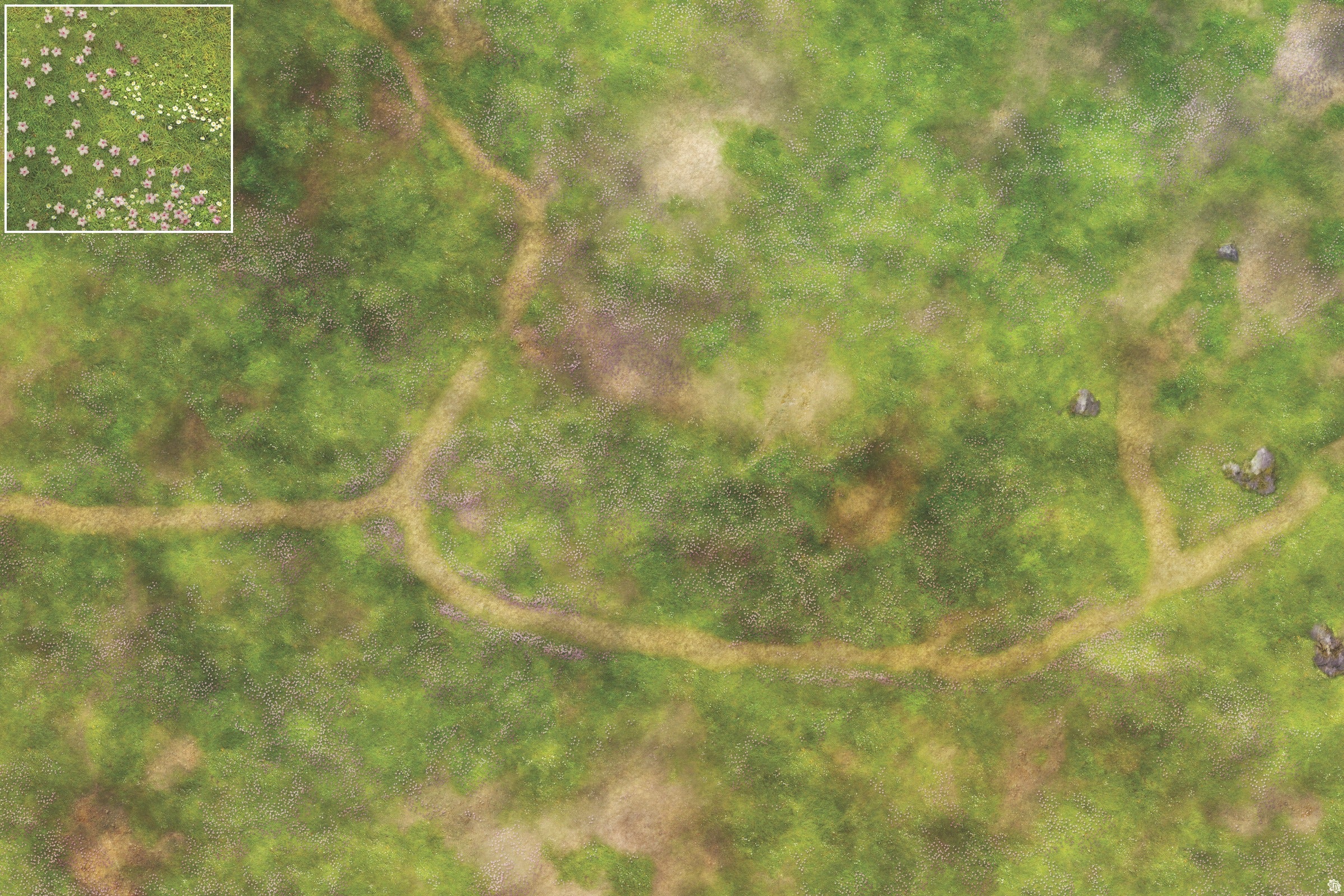 Mats by Mars: Cherry Blossom Crossroads Tabletop Wargaming Play Mat