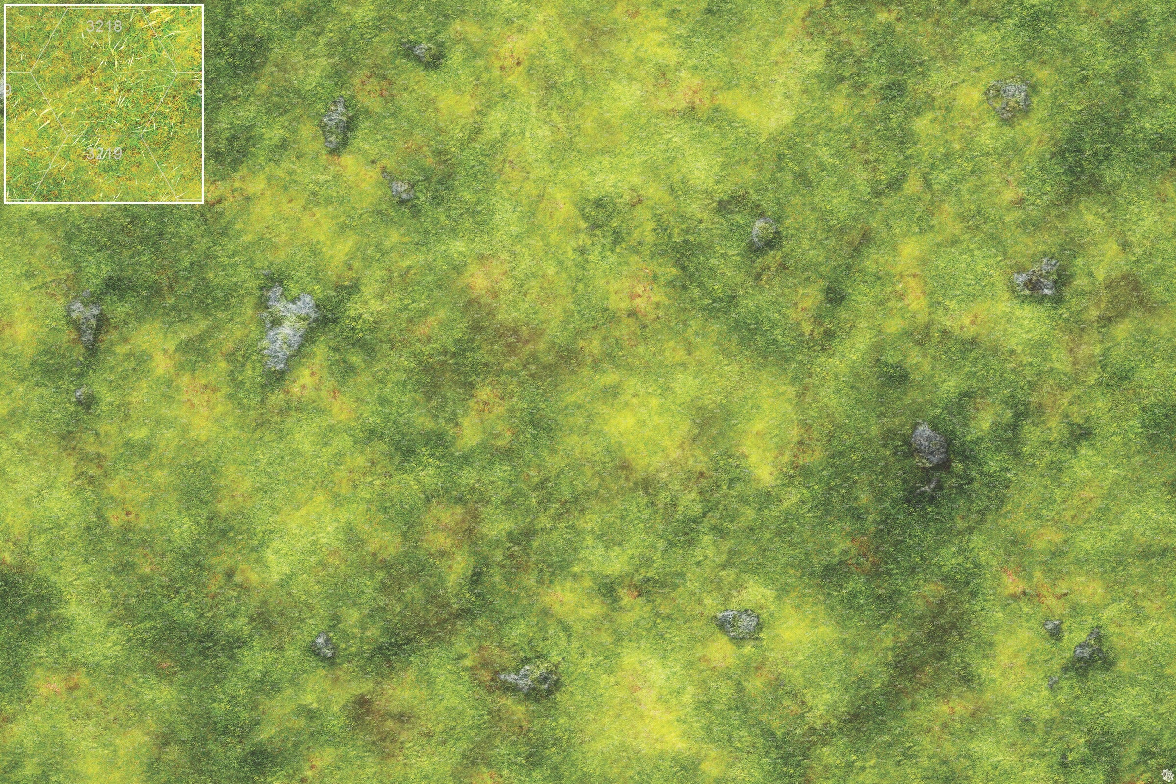 Mats by Mars: Stonehollow Hills Tabletop Wargaming Play Mat