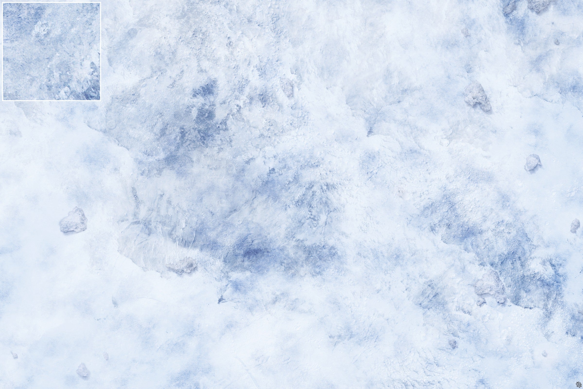 Mats by Mars: Glacial Pass Tabletop Wargaming Play Mat