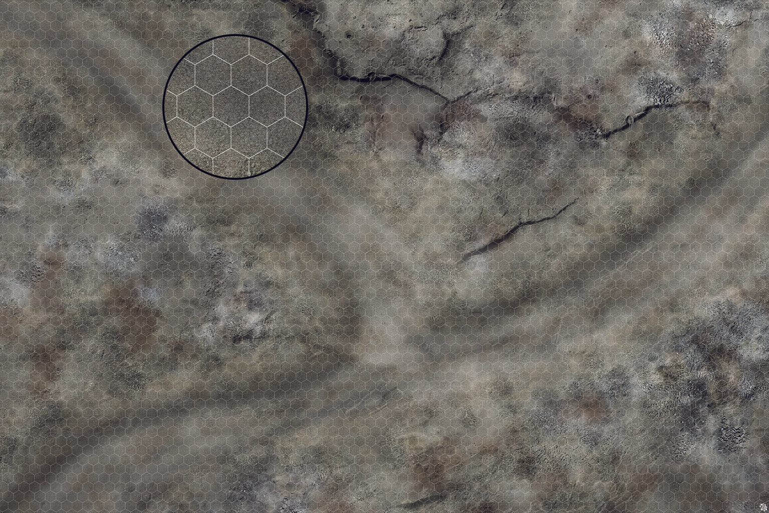 Mats by Mars: Ashen Wastes Tabletop Wargaming Play Mat