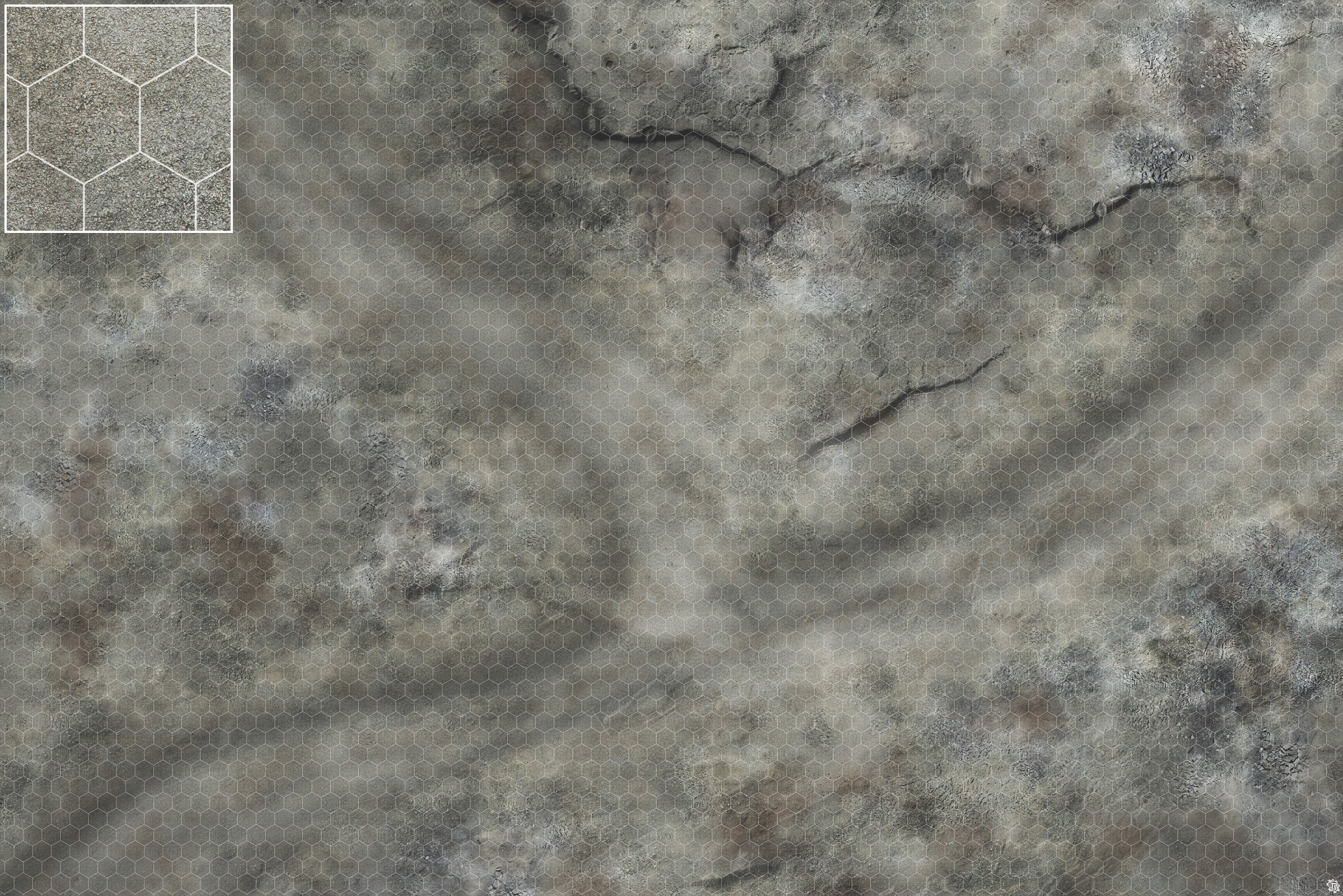 Mats by Mars: Ashen Wastes Tabletop Wargaming Play Mat