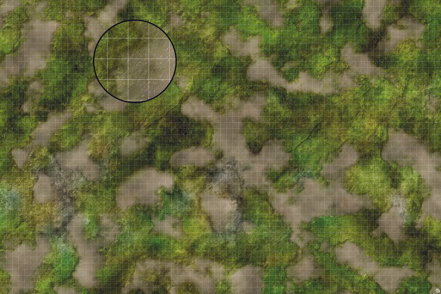 Mats by Mars: Bayou Country Tabletop Wargaming Play Mat