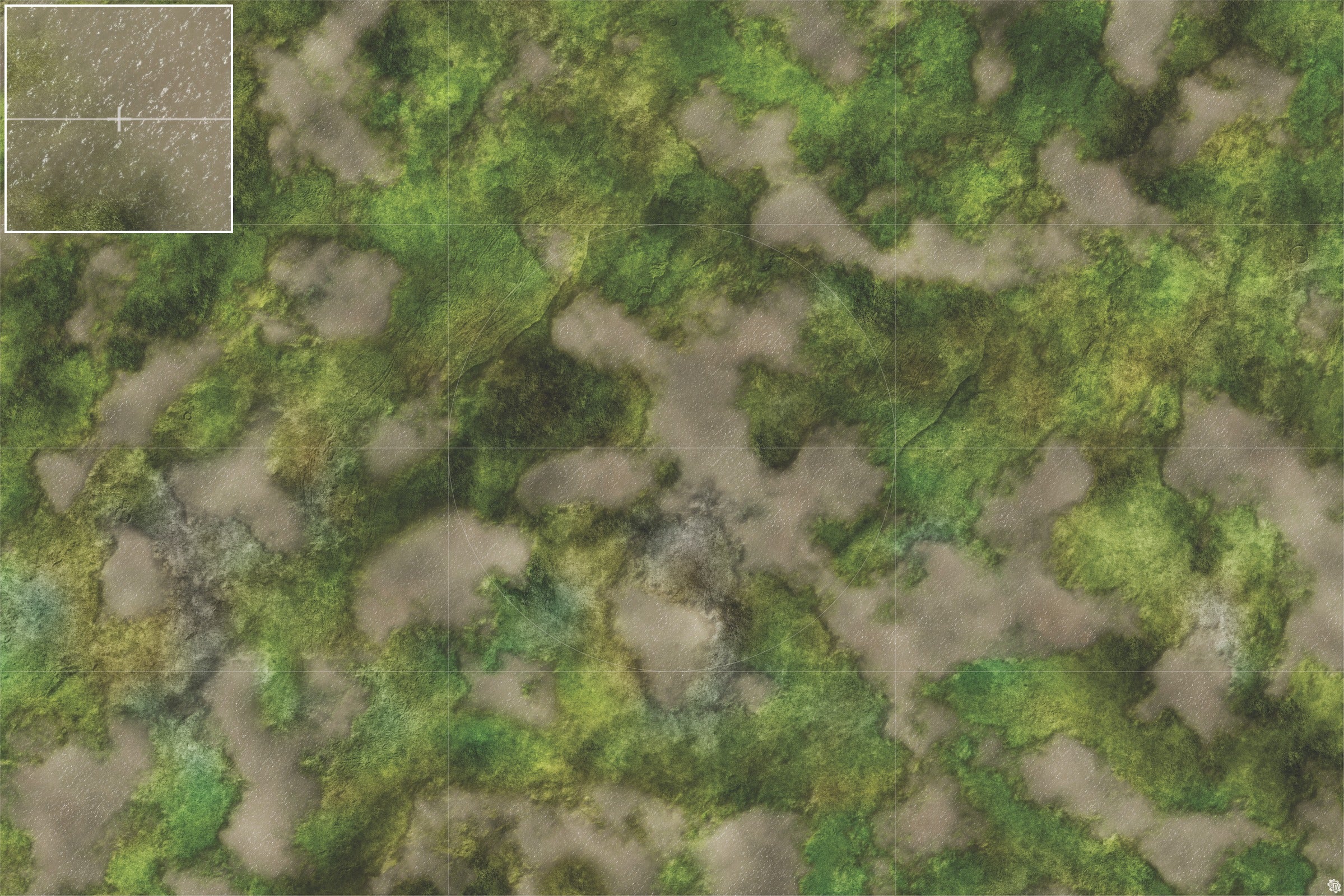 Mats by Mars: Bayou Country Tabletop Wargaming Play Mat