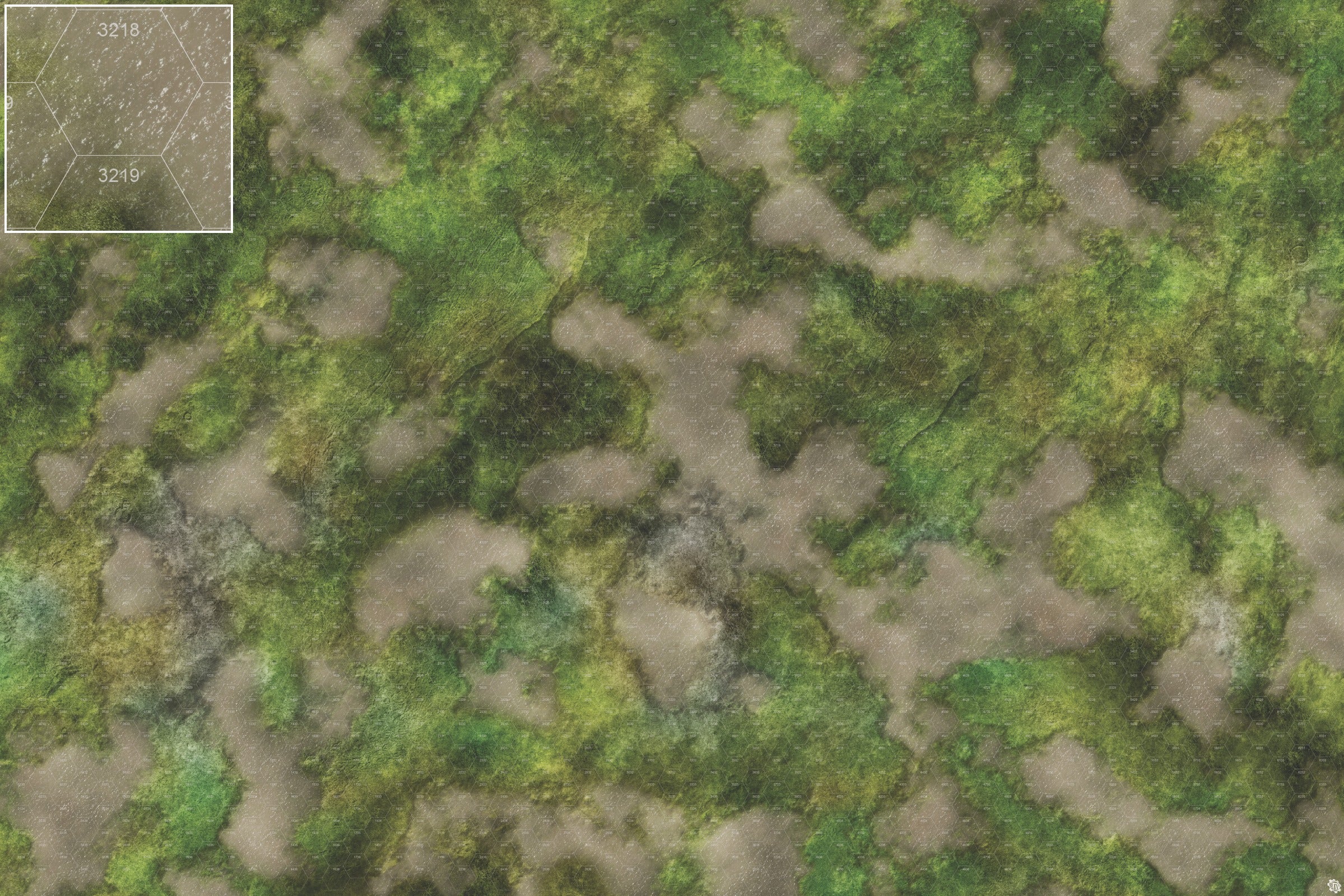 Mats by Mars: Bayou Country Tabletop Wargaming Play Mat