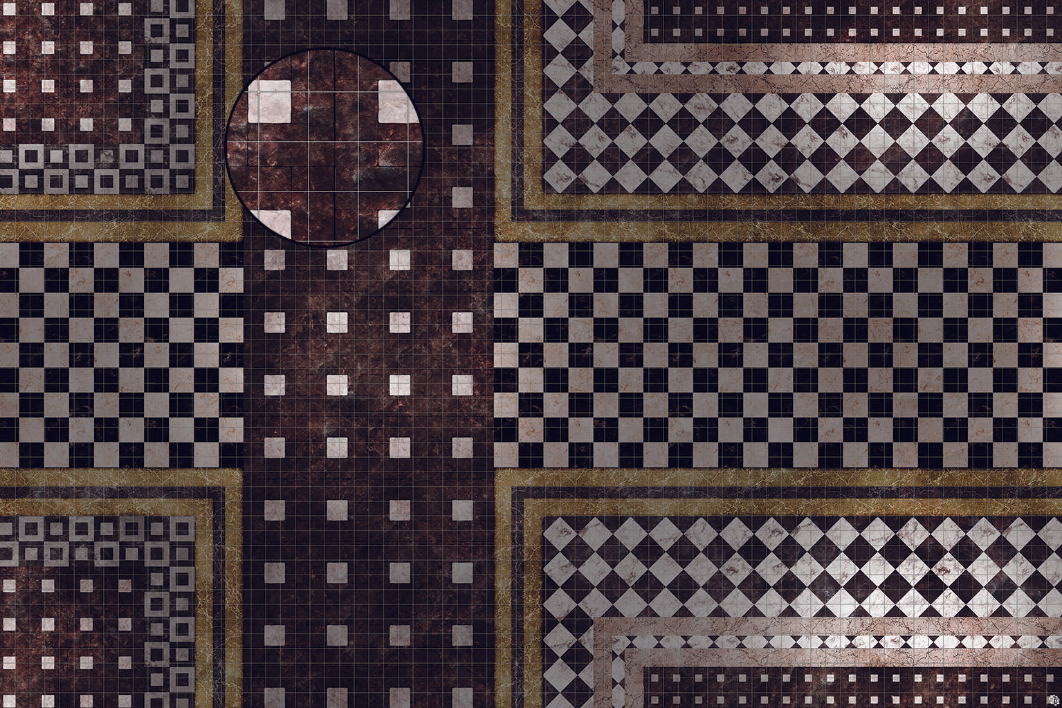 Mats by Mars: Manor Hall Tabletop Wargaming Play Mat