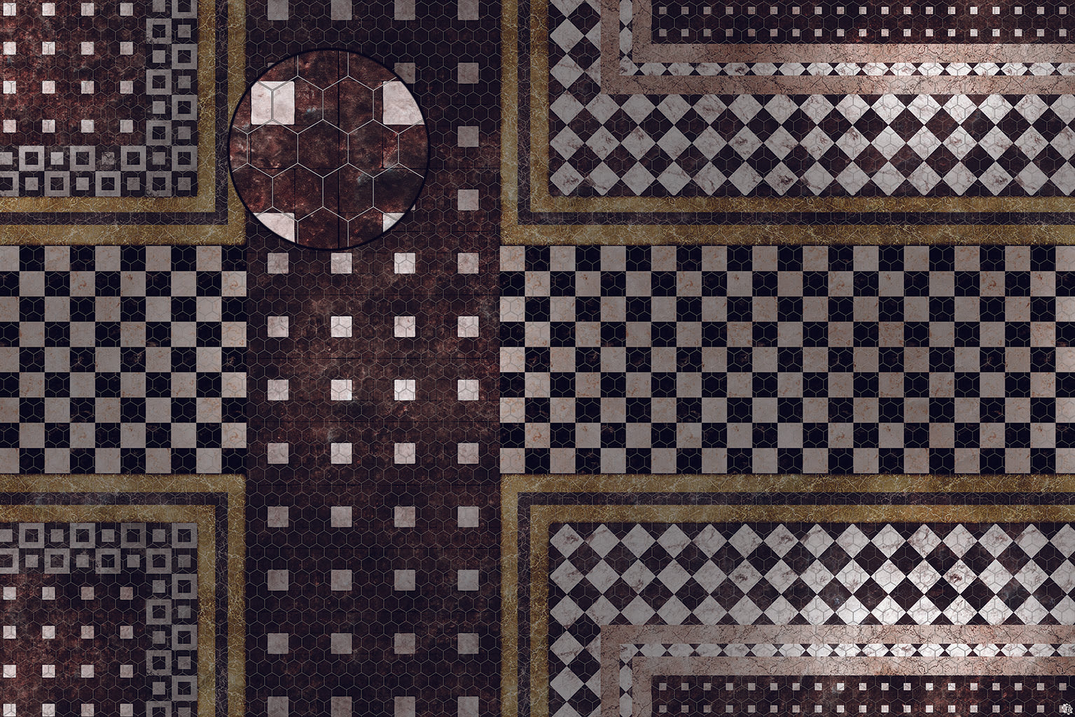 Mats by Mars: Manor Hall Tabletop Wargaming Play Mat