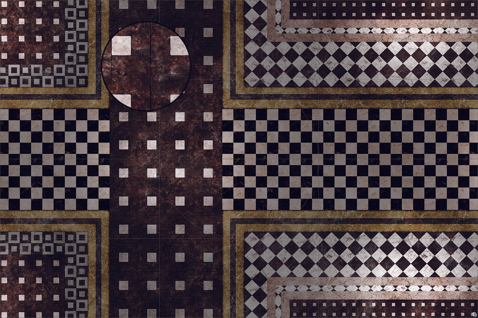 Mats by Mars: Manor Hall Tabletop Wargaming Play Mat