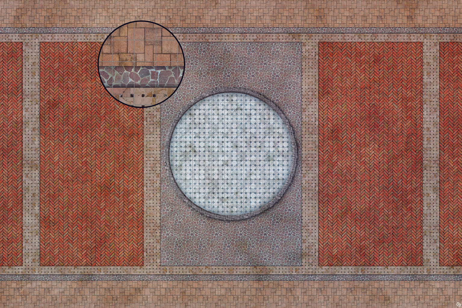 Mats by Mars: Piazza Tabletop Wargaming Play Mat