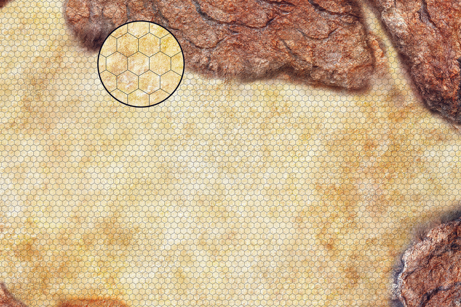 Mats by Mars: Desert Canyon Tabletop Wargaming Play Mat