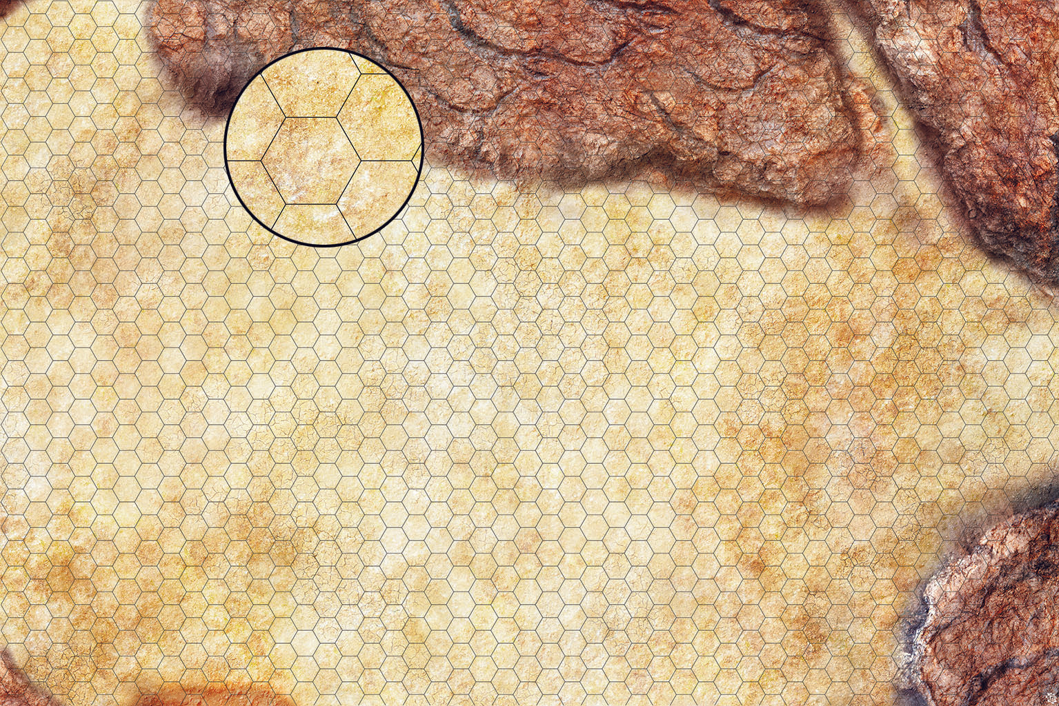 Mats by Mars: Desert Canyon Tabletop Wargaming Play Mat