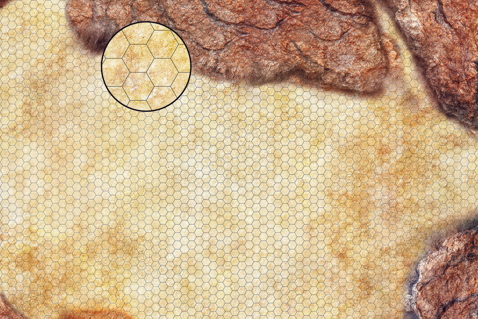 Mats by Mars: Desert Canyon Tabletop Wargaming Play Mat