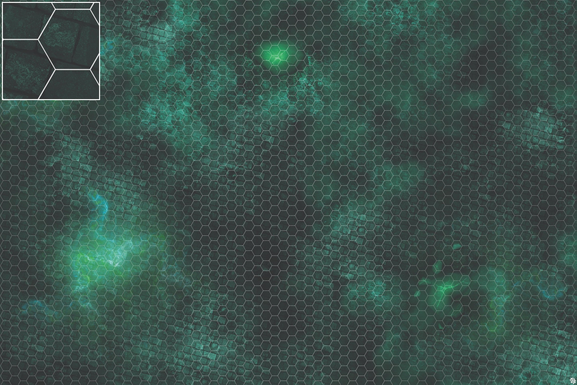 Mats by Mars: Noxious Sewer Tabletop Wargaming Play Mat