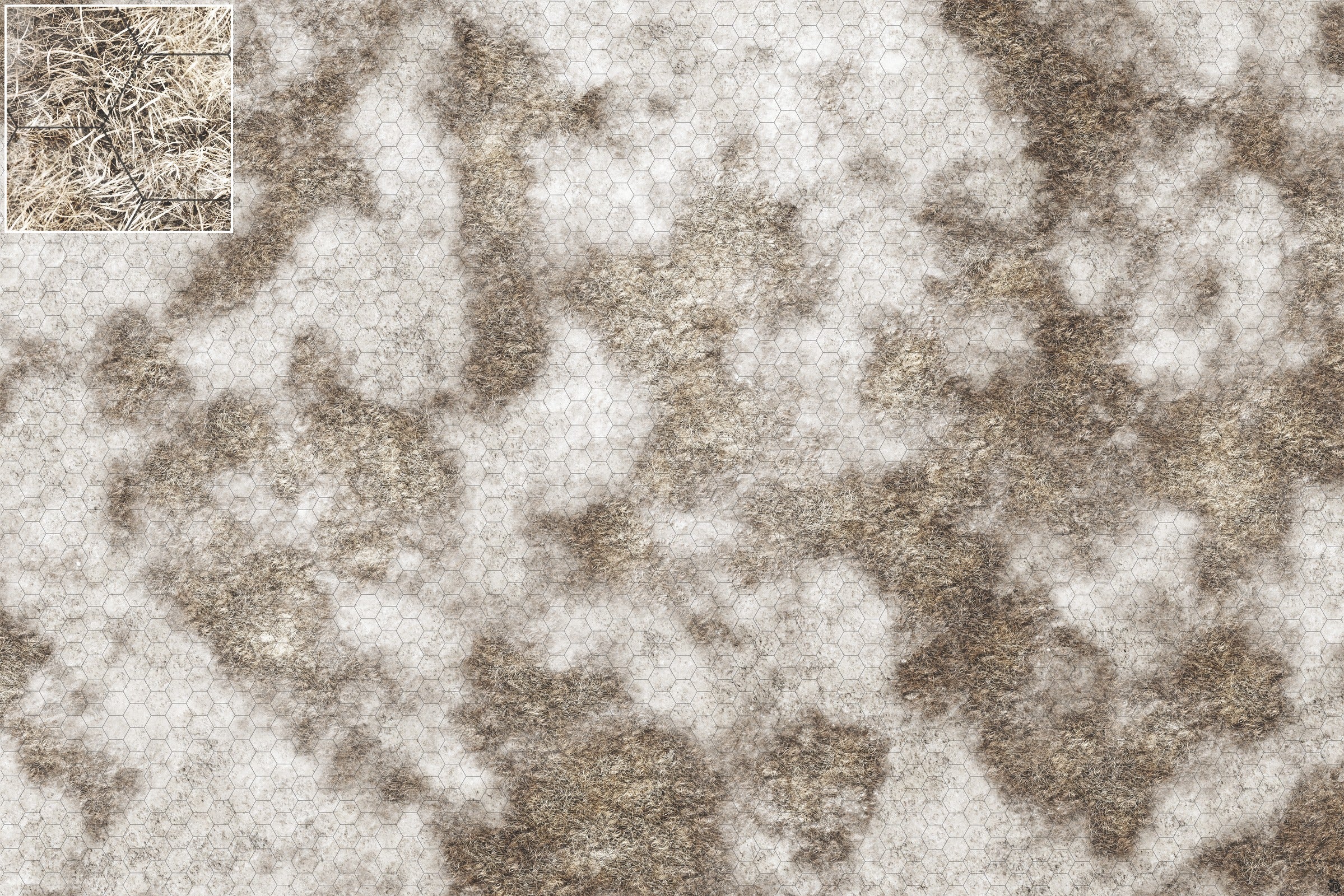 Mats by Mars: Sagebrush Steppes Tabletop Wargaming Play Mat