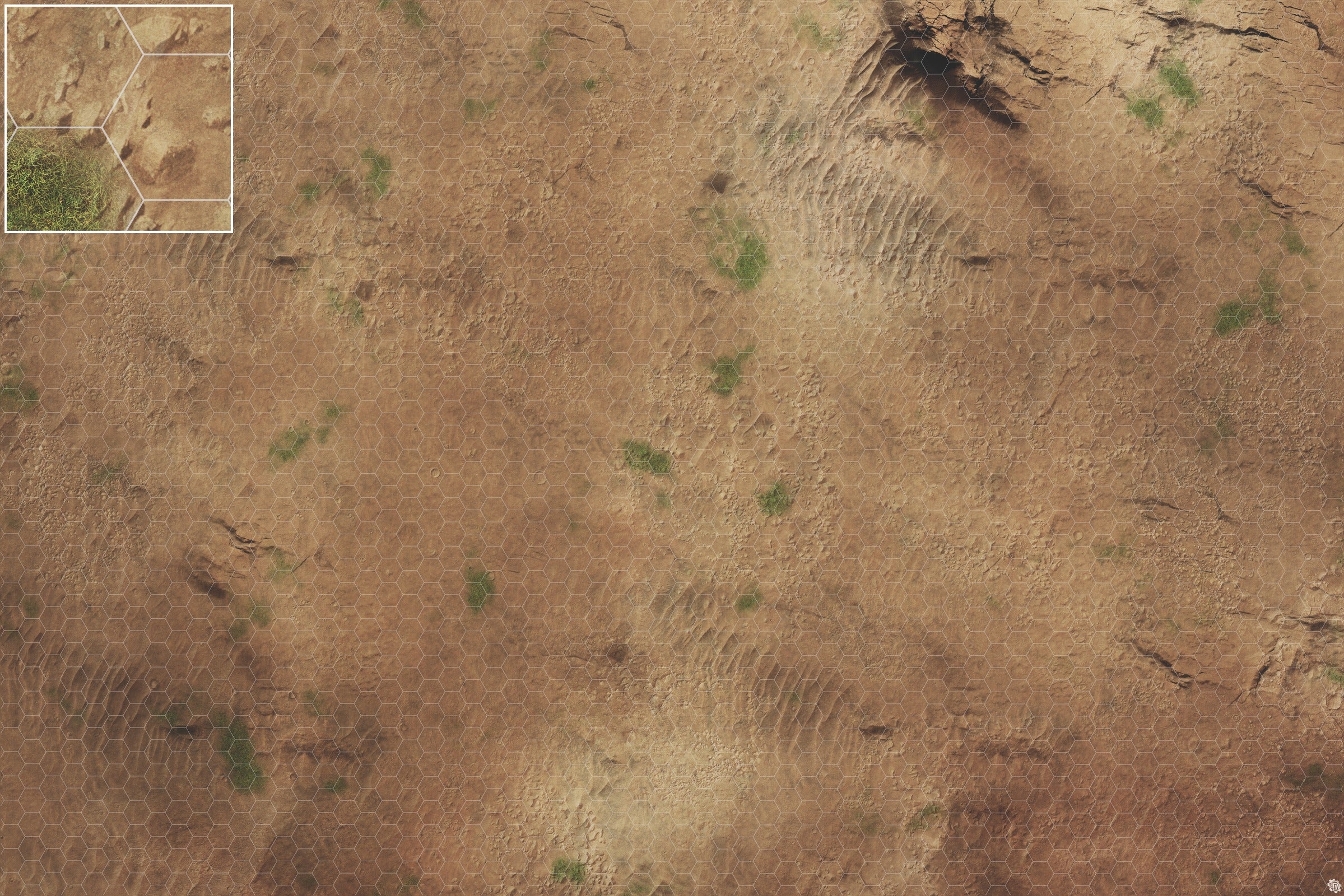 Mats by Mars: Blistering Expanse Wargaming Play Mat