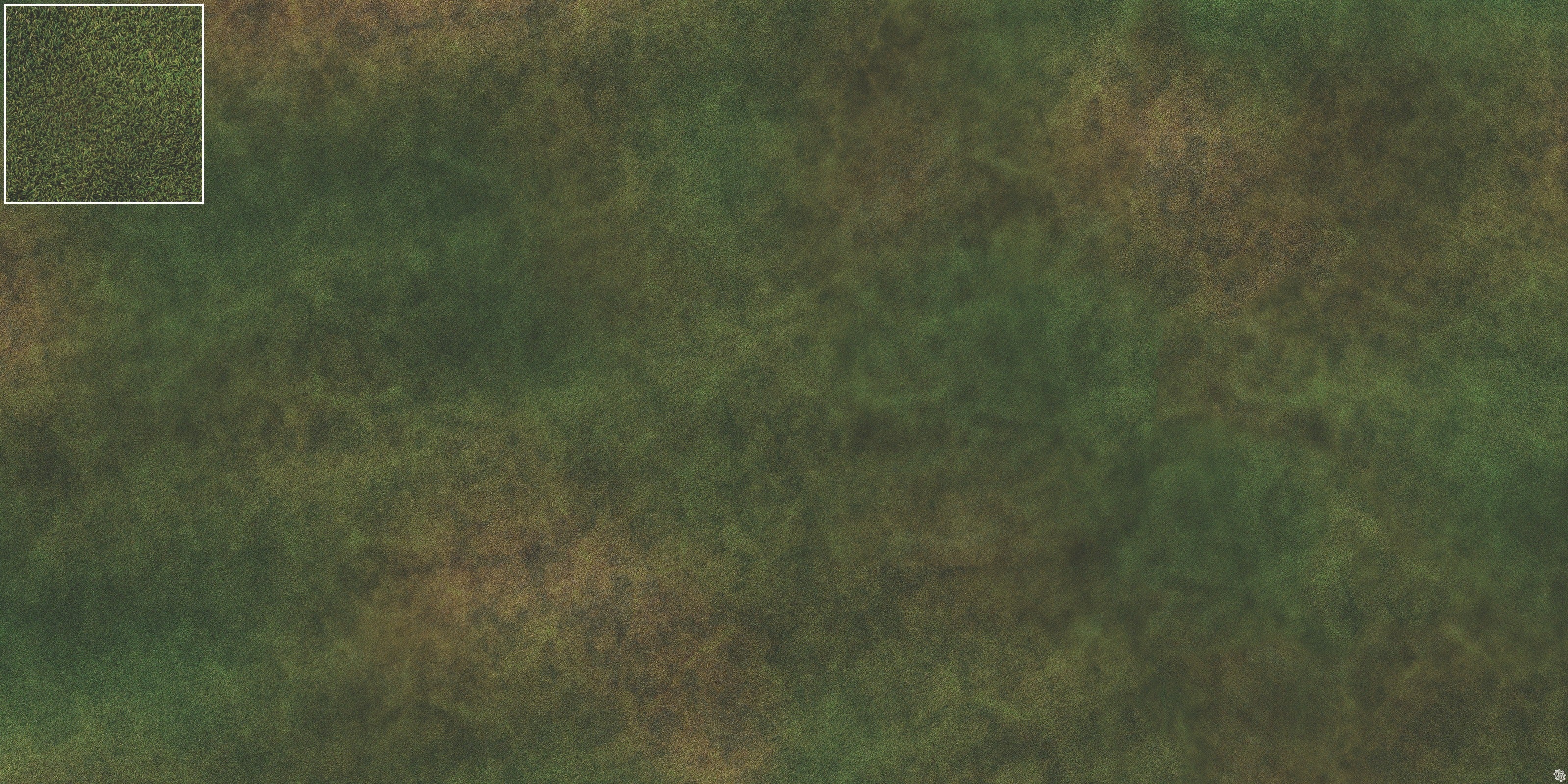 Mats by Mars: Green Meadow Tabletop Wargaming Play Mat