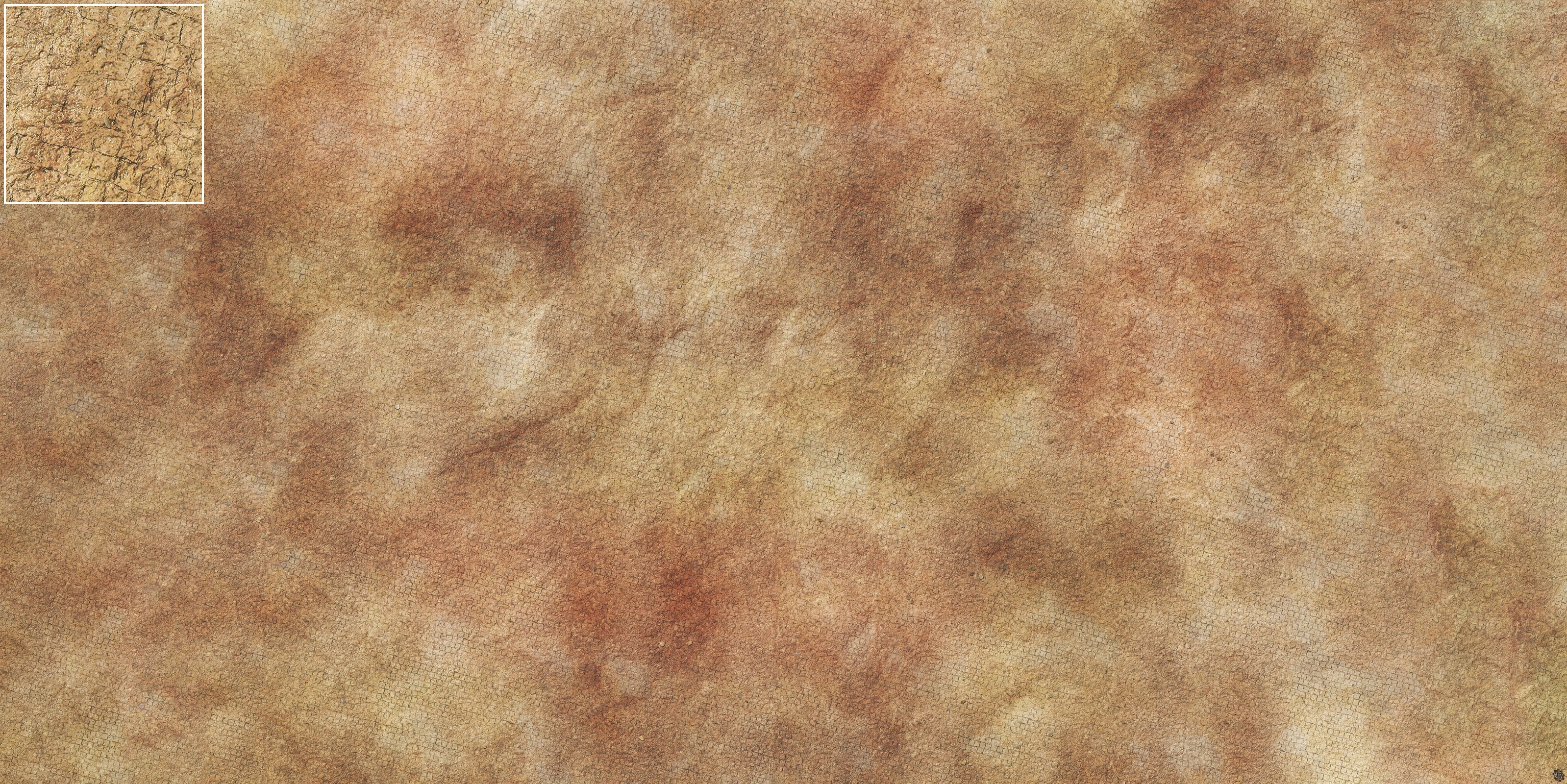 Mats by Mars: Sandy Cobbles Tabletop Wargaming Play Mat