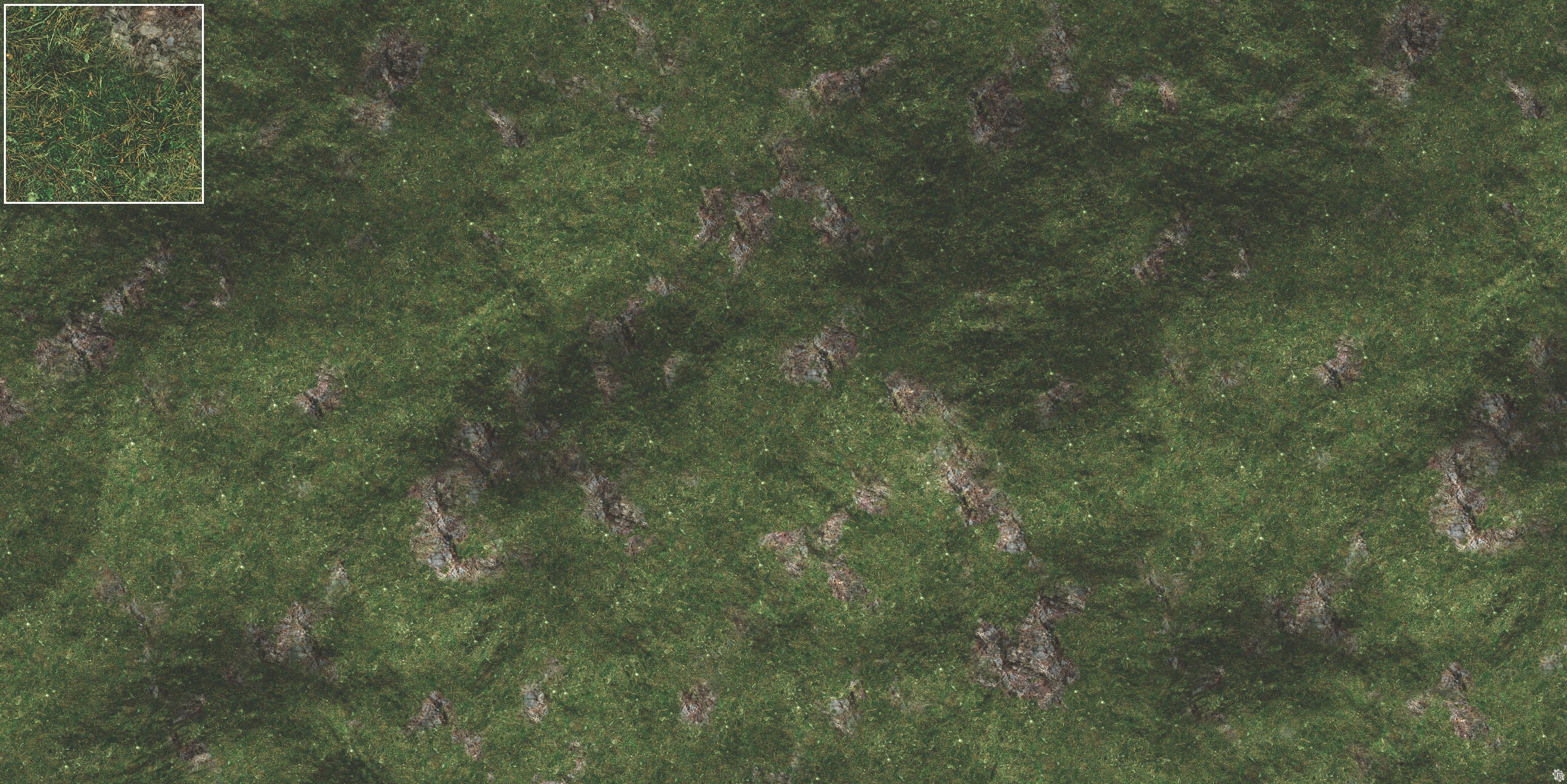 Mats by Mars: Green Hills Tabletop Wargaming Play Mat