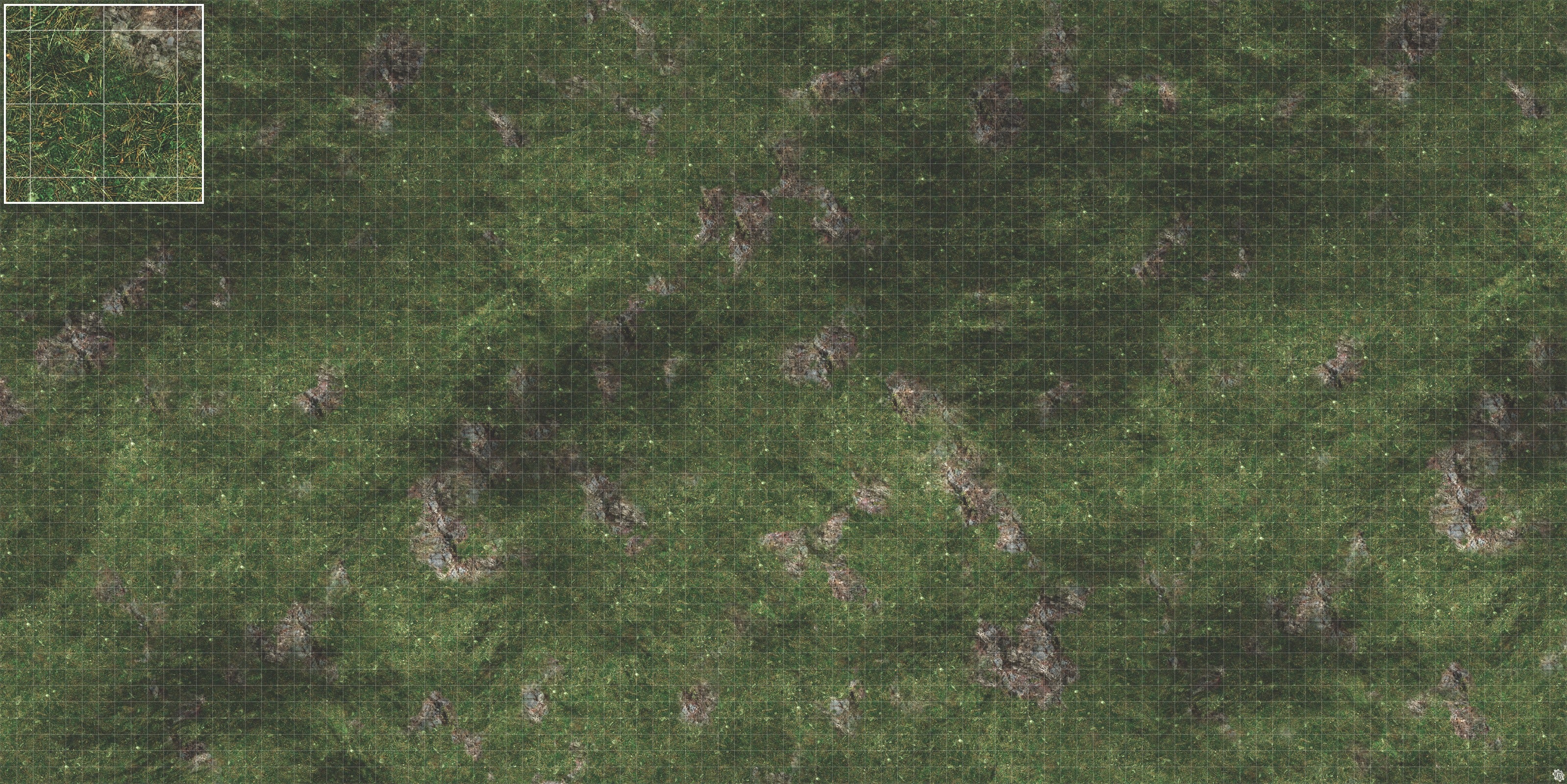 Mats by Mars: Green Hills Tabletop Wargaming Play Mat