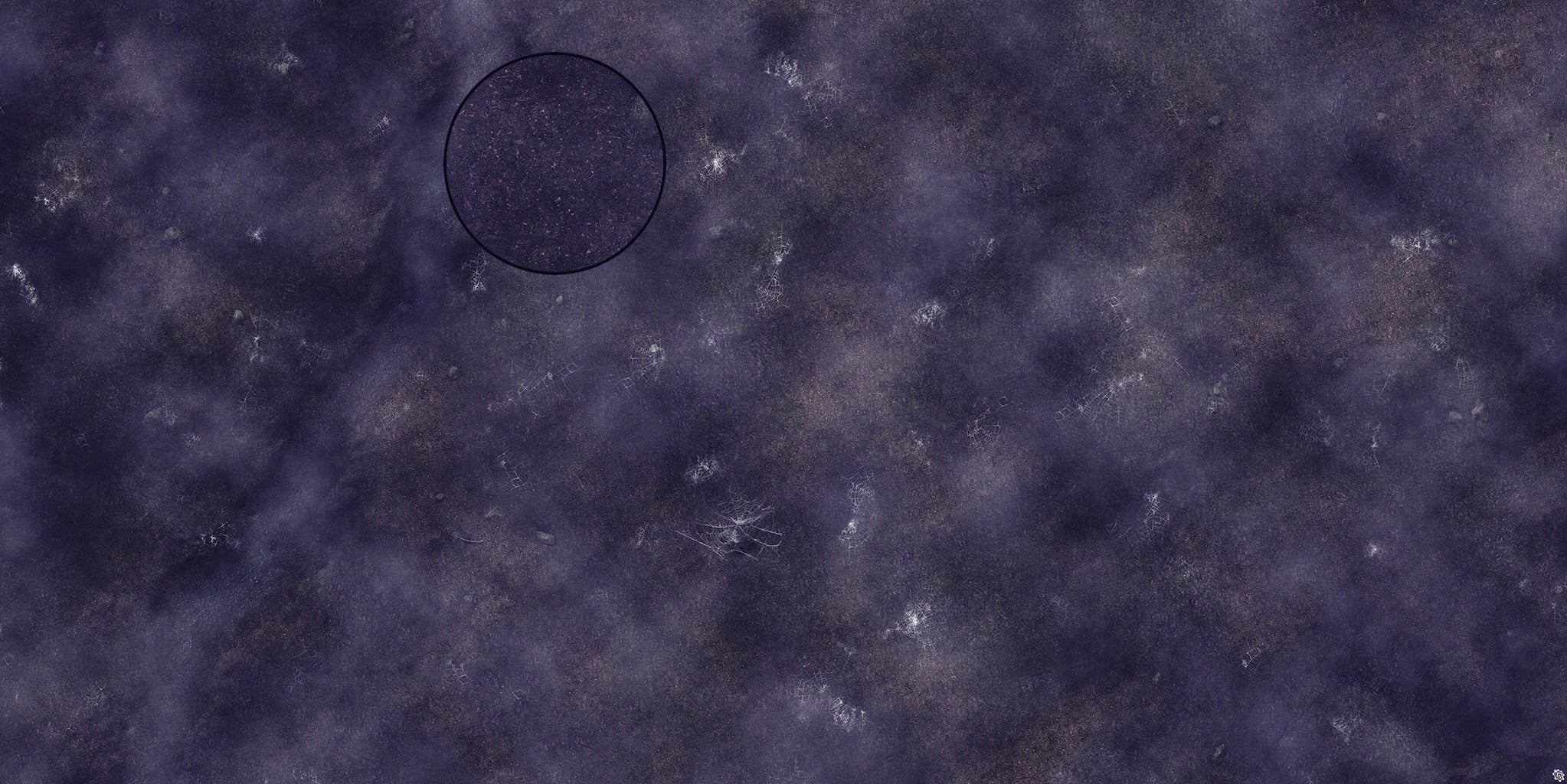 Mats by Mars: Moonlight Cobwebs Tabletop Wargaming Play Mat