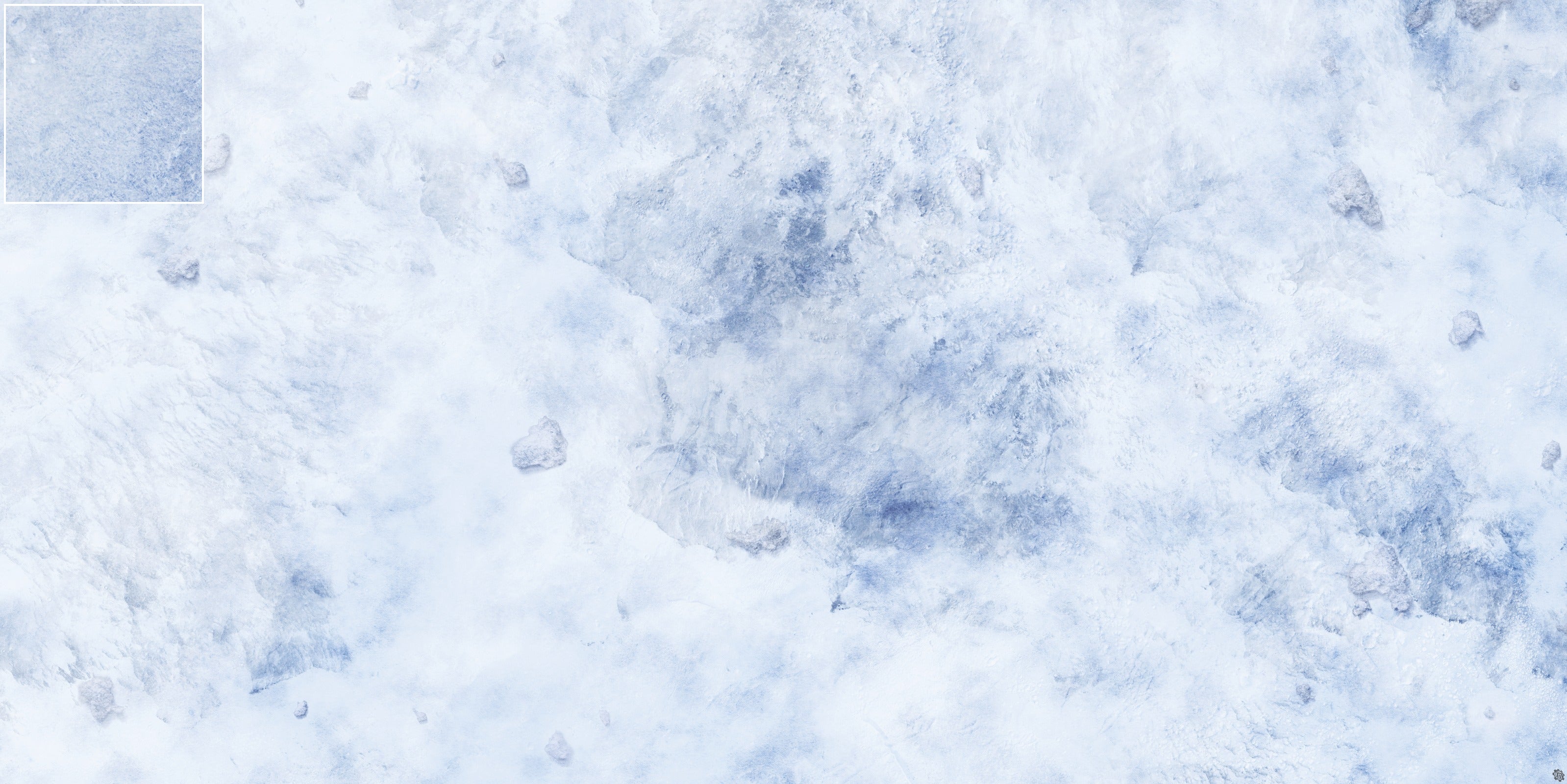 Mats by Mars: Glacial Pass Tabletop Wargaming Play Mat